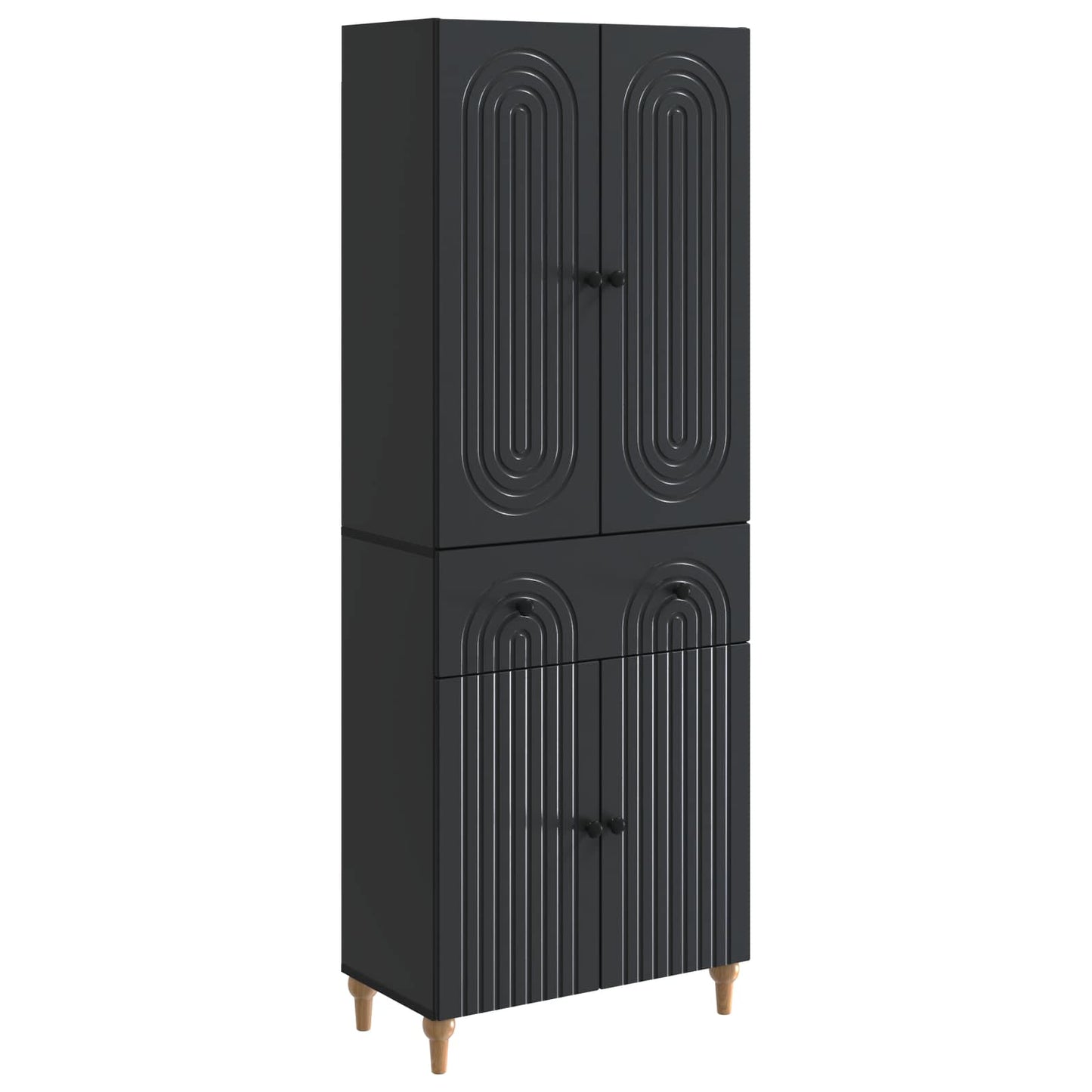 Skapsett 2 pcs 66 x 34,5 x 90 cm Konstruert tre