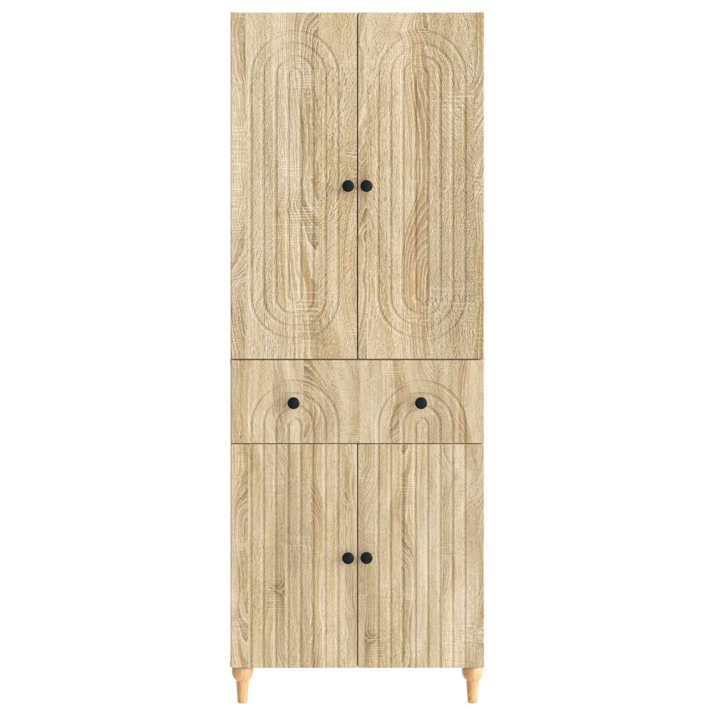 Skapsett 2 pcs 66 x 34,5 x 90 cm Konstruert tre