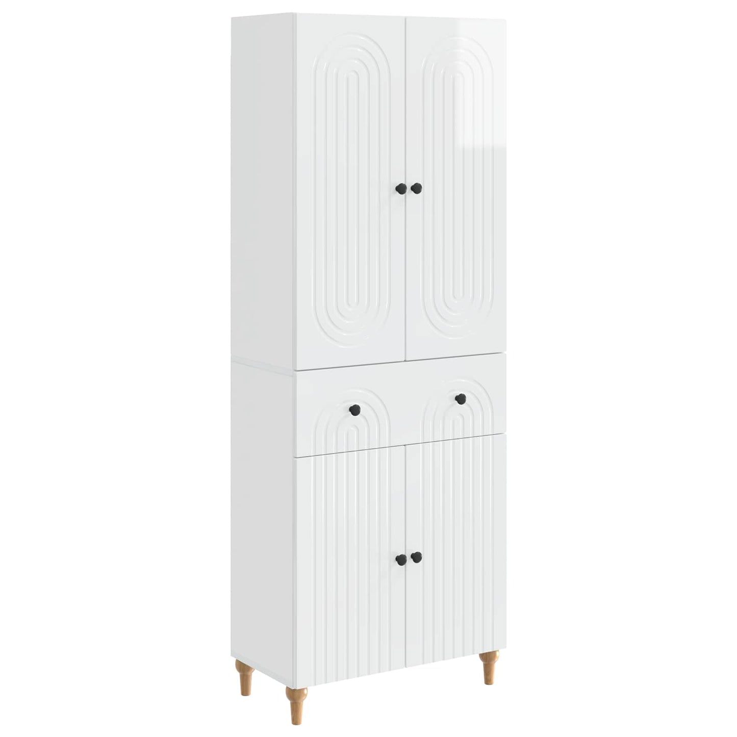 Skapsett 2 pcs 66 x 34,5 x 90 cm Konstruert tre