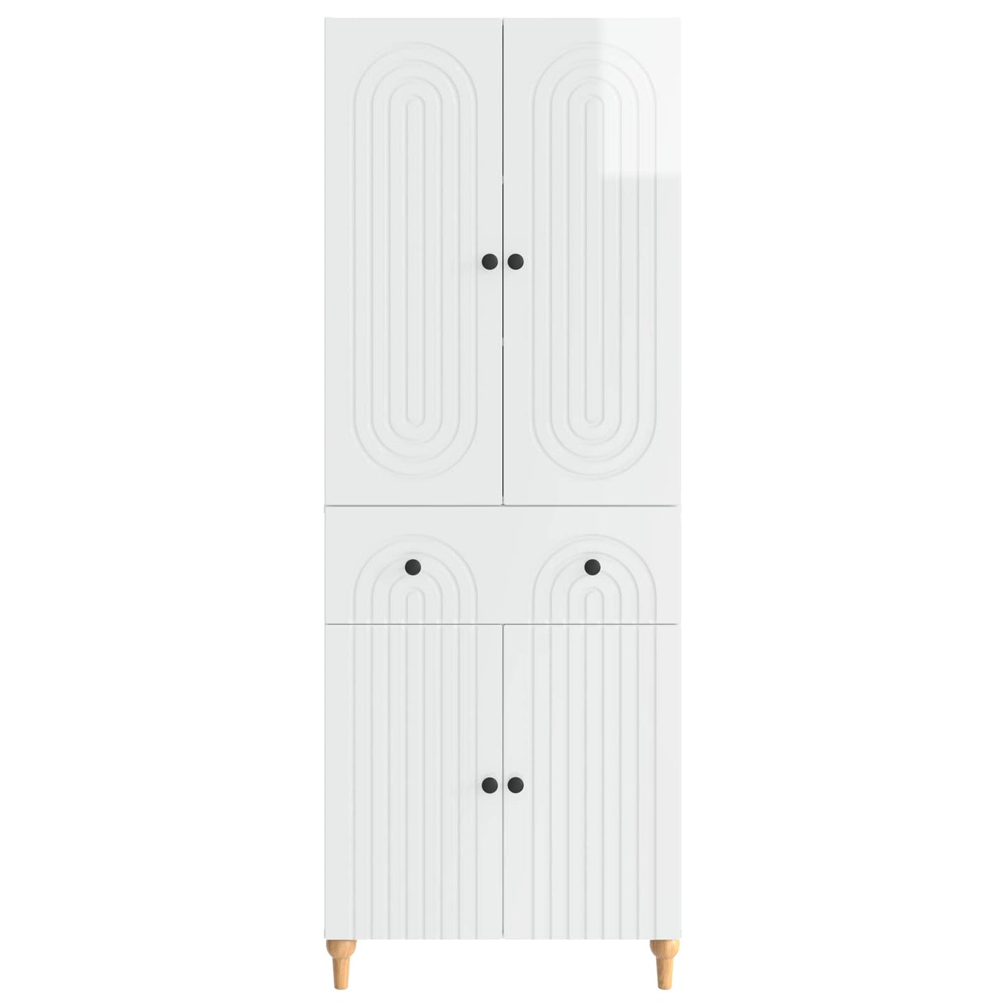 Skapsett 2 pcs 66 x 34,5 x 90 cm Konstruert tre