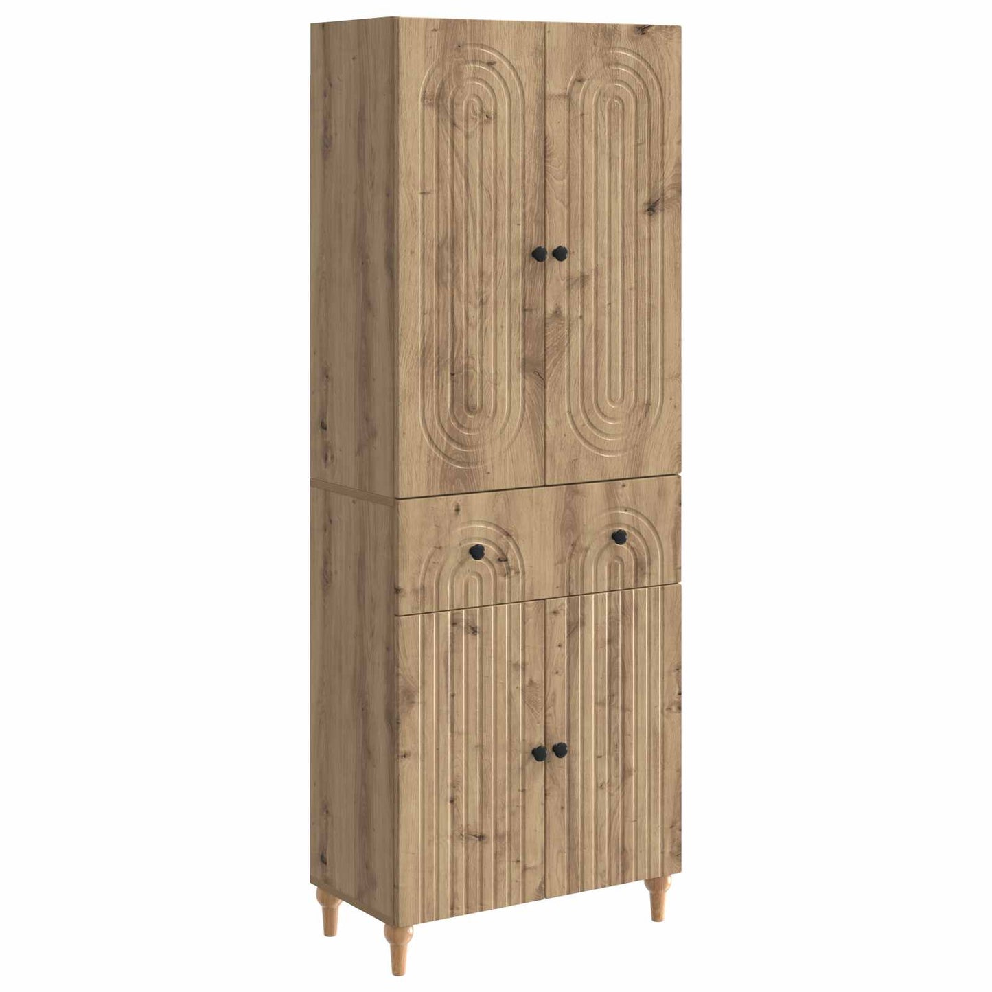 Skapsett 2 pcs 66 x 34,5 x 90 cm Konstruert tre