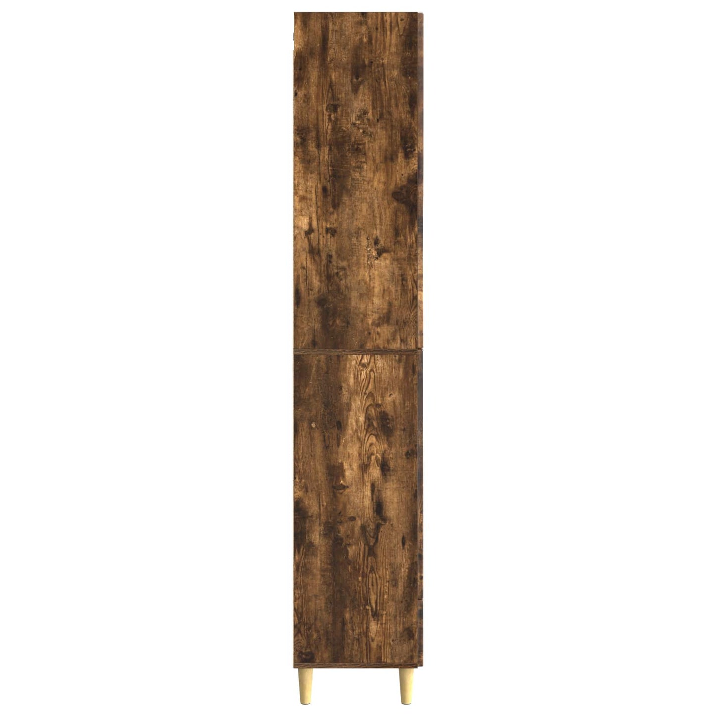 Skapsett 2 pcs Røkt Eik 66 x 34,5 x 95 cm Konstruert tre