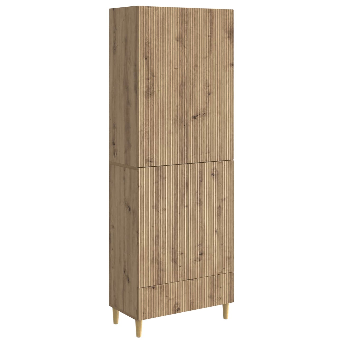 Skapsett 2 pcs Artisan eik 66 x 34,5 x 95 cm Konstruert tre
