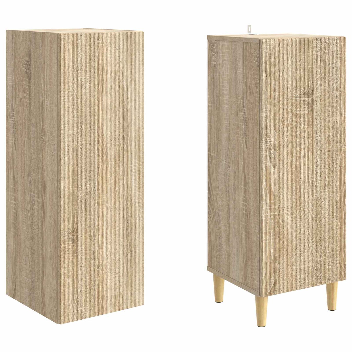 Skapsett 2 pcs 33 x 34,5 x 90 cm Konstruert tre