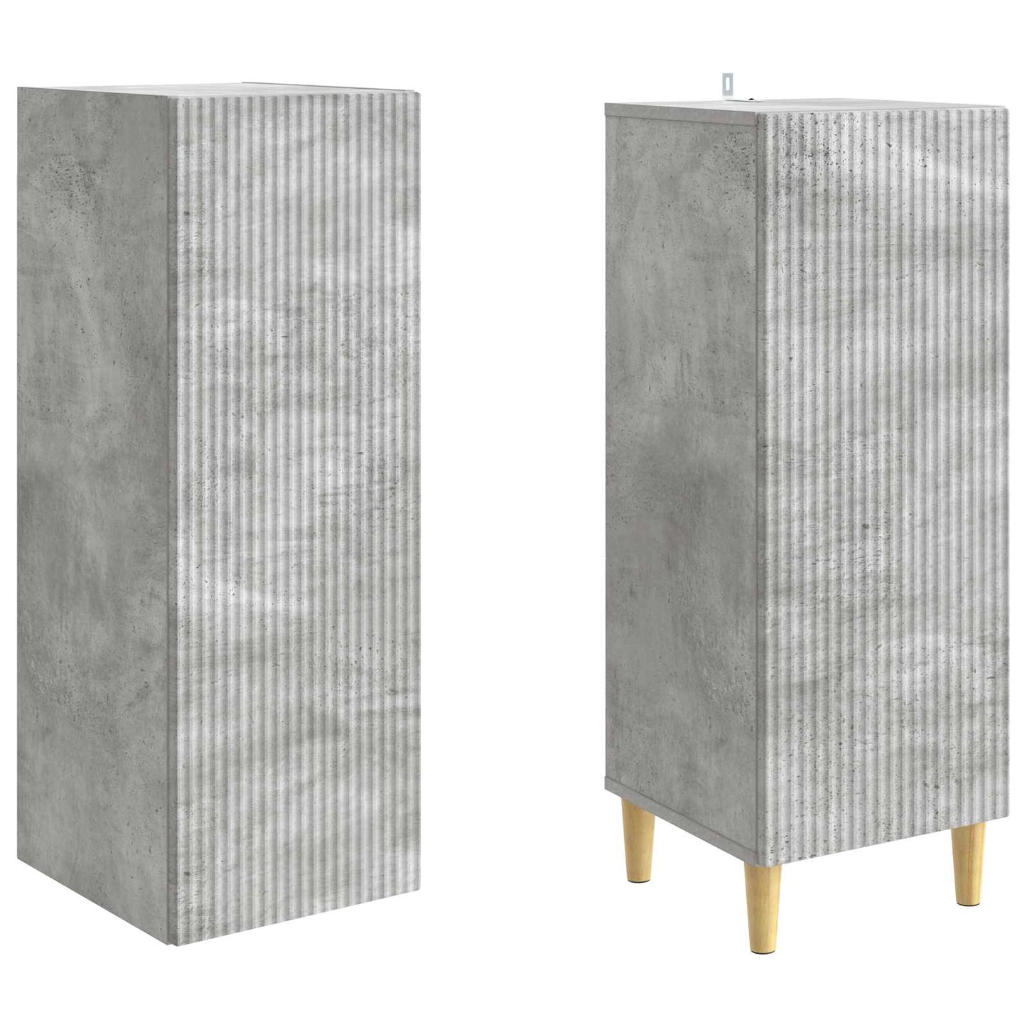 Skapsett 2 pcs 33 x 34,5 x 90 cm Konstruert tre