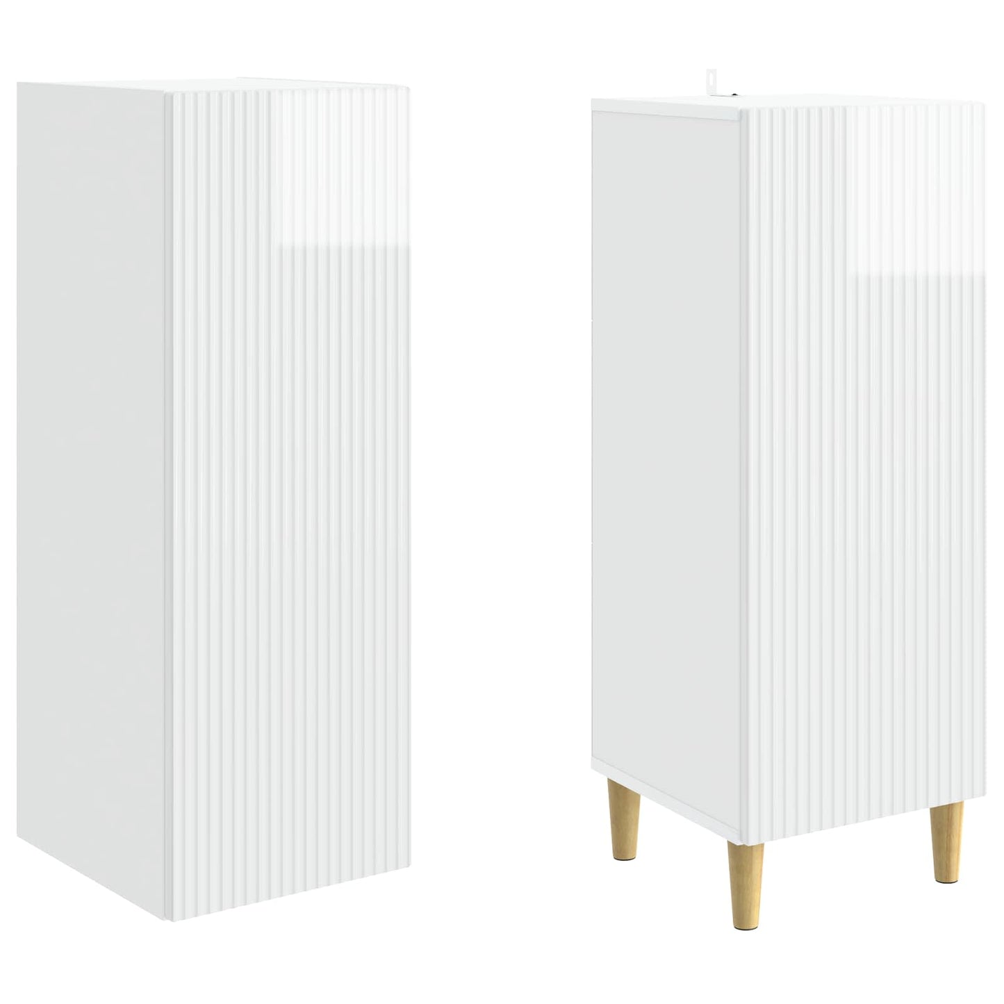 Skapsett 2 pcs 33 x 34,5 x 90 cm Konstruert tre
