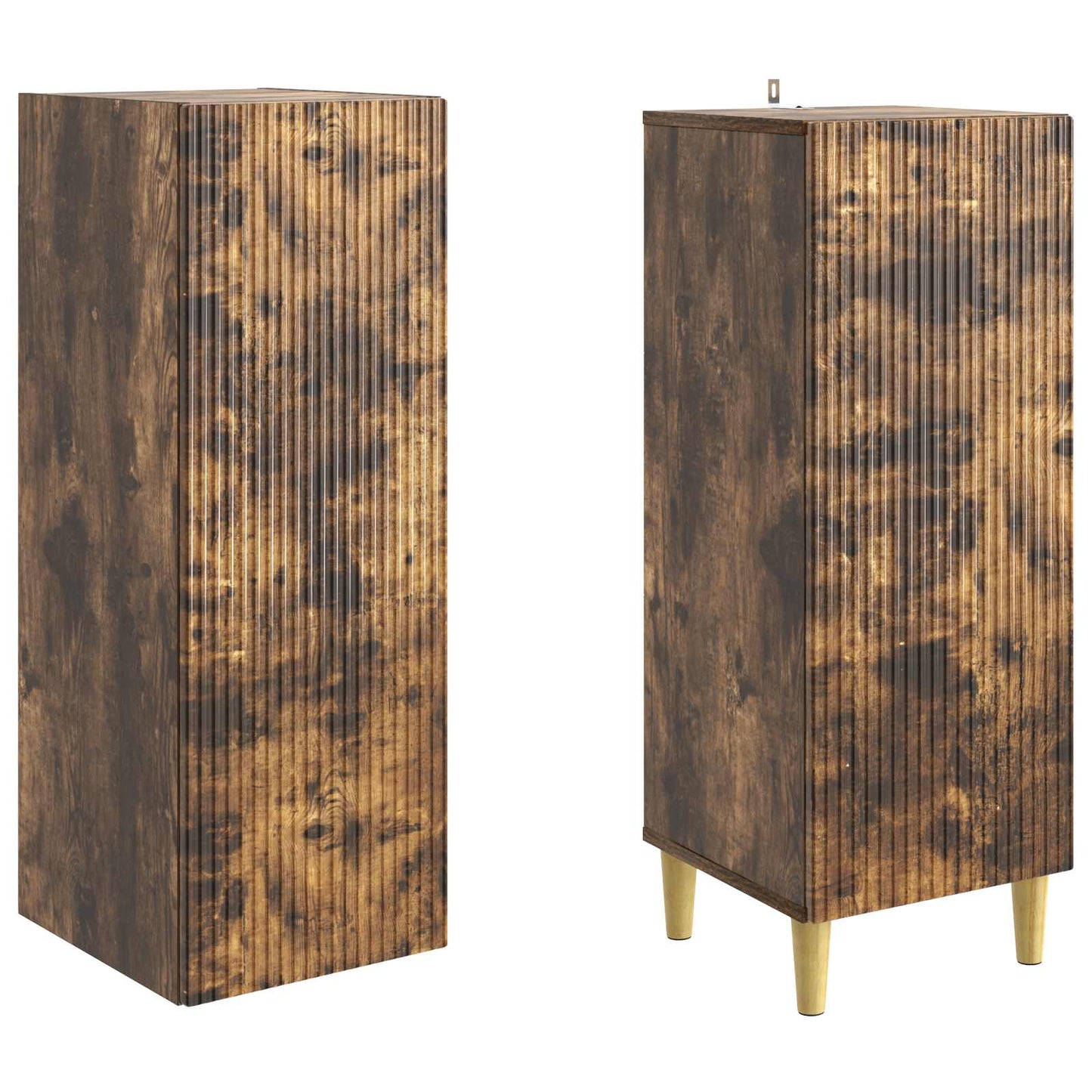 Skapsett 2 pcs 33 x 34,5 x 90 cm Konstruert tre