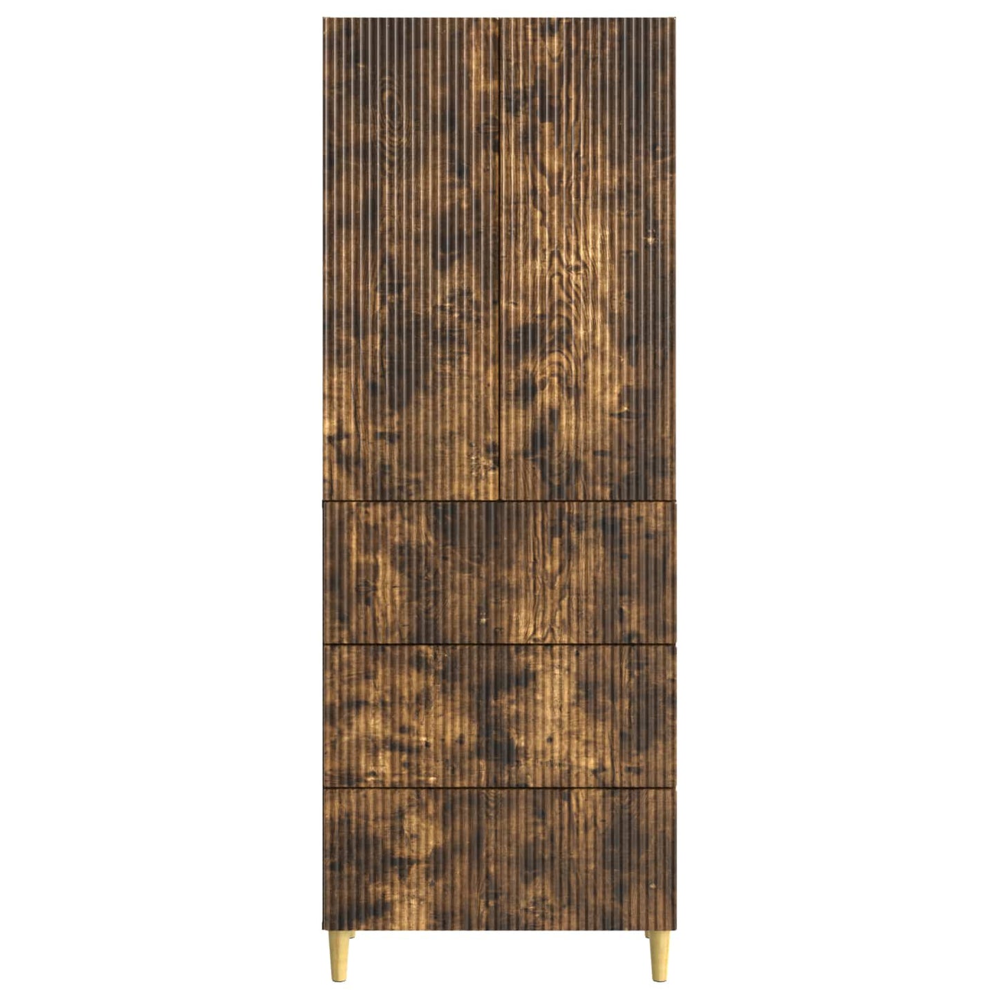 Skapsett 2 pcs 66 x 34,5 x 90 cm Konstruert tre