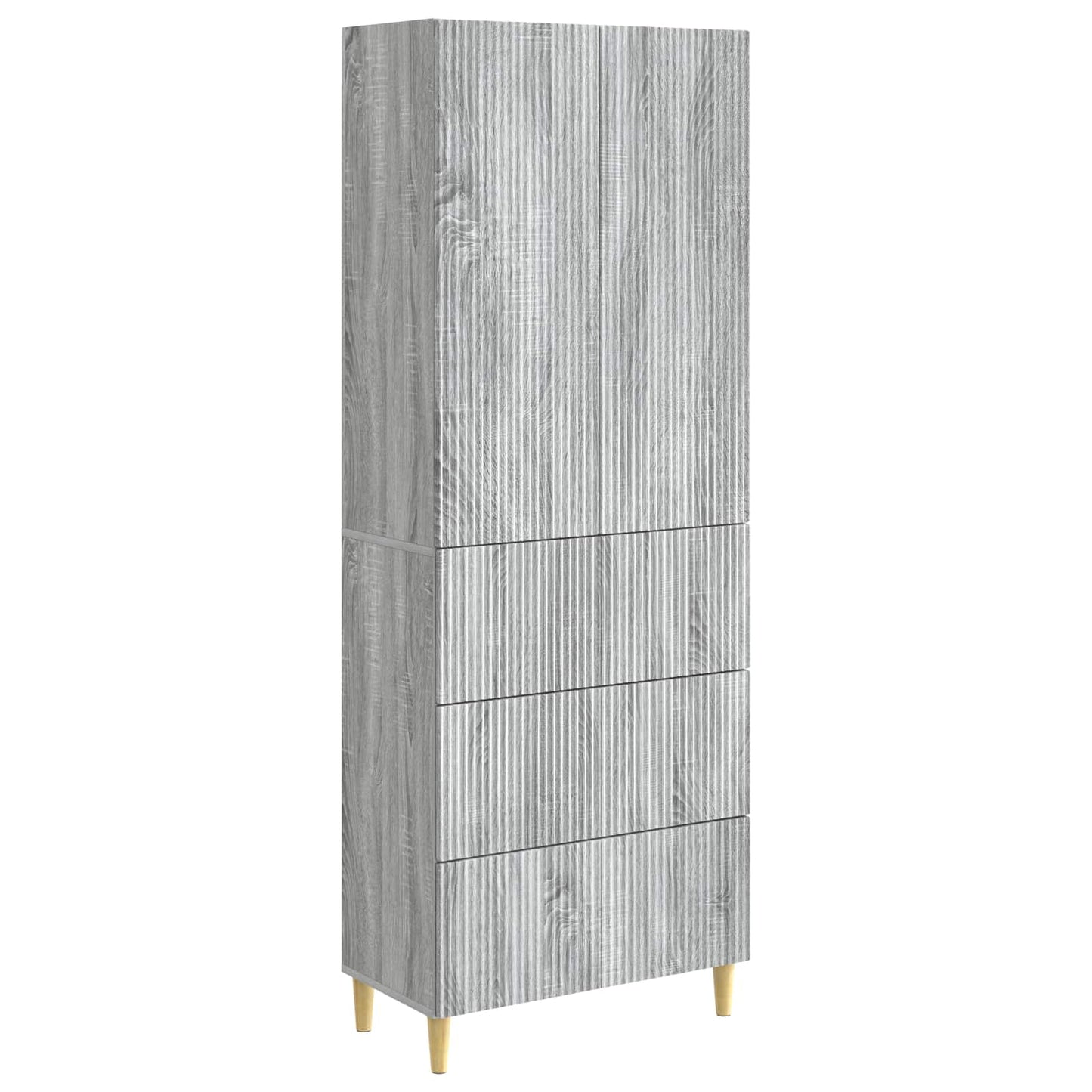 Skapsett 2 pcs 66 x 34,5 x 90 cm Konstruert tre