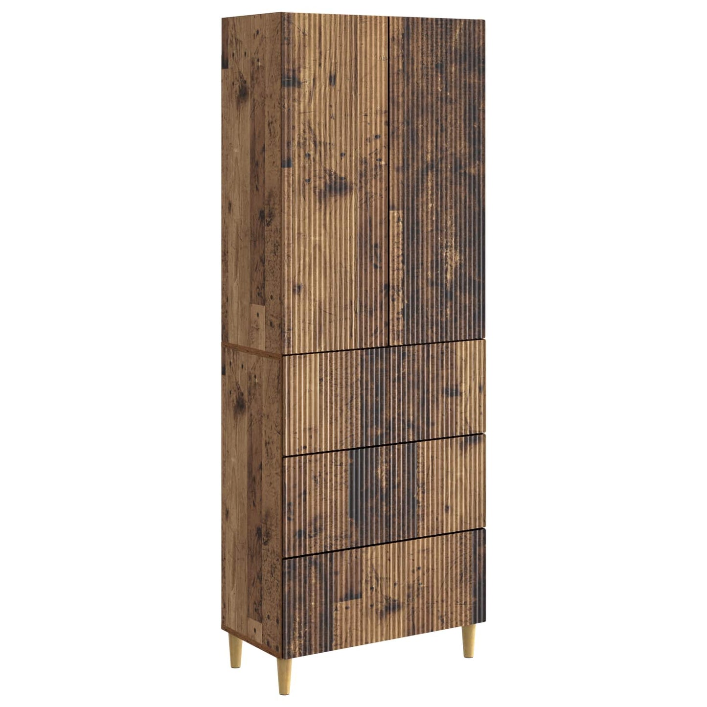 Skapsett 2 pcs 66 x 34,5 x 90 cm Konstruert tre