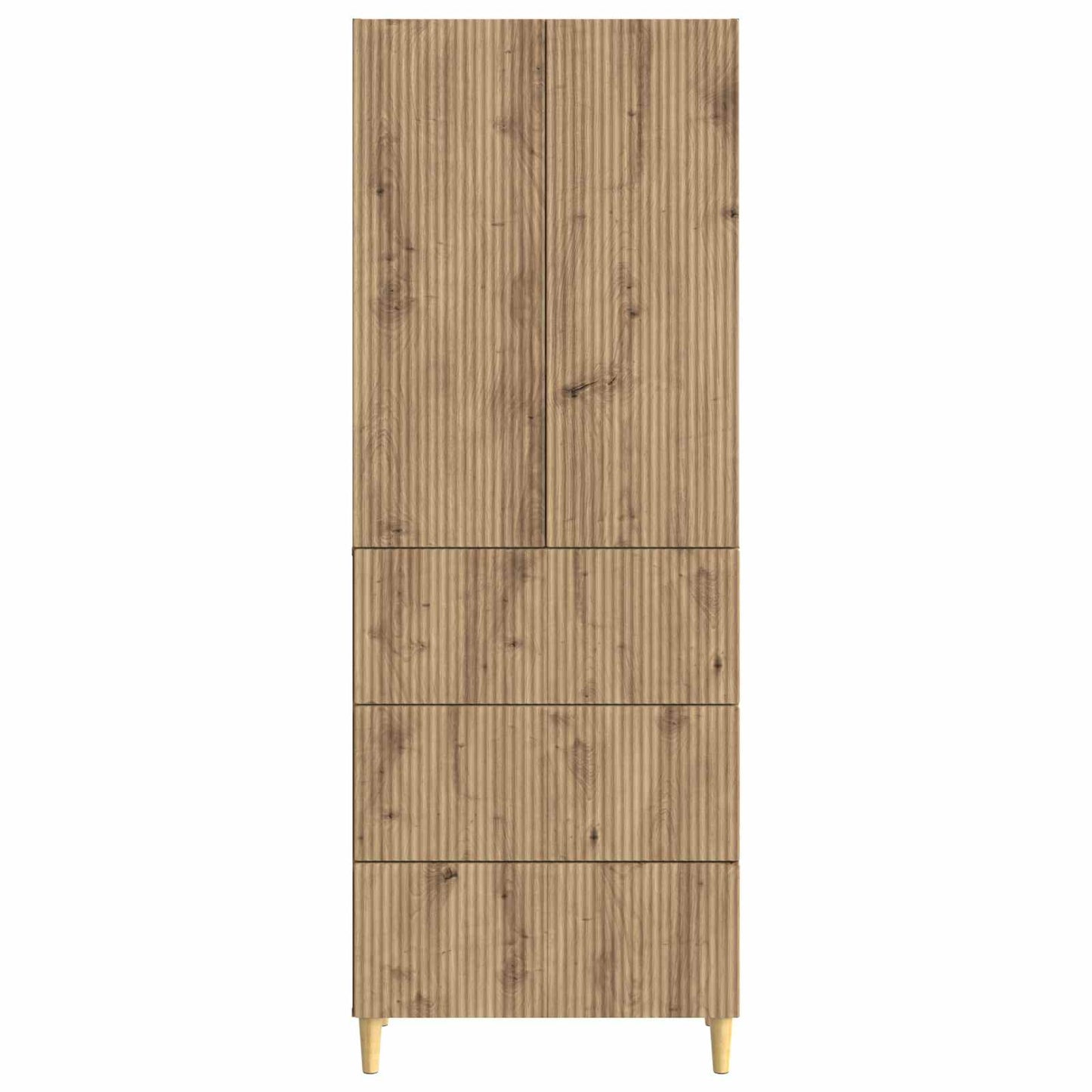 Skapsett 2 pcs 66 x 34,5 x 90 cm Konstruert tre