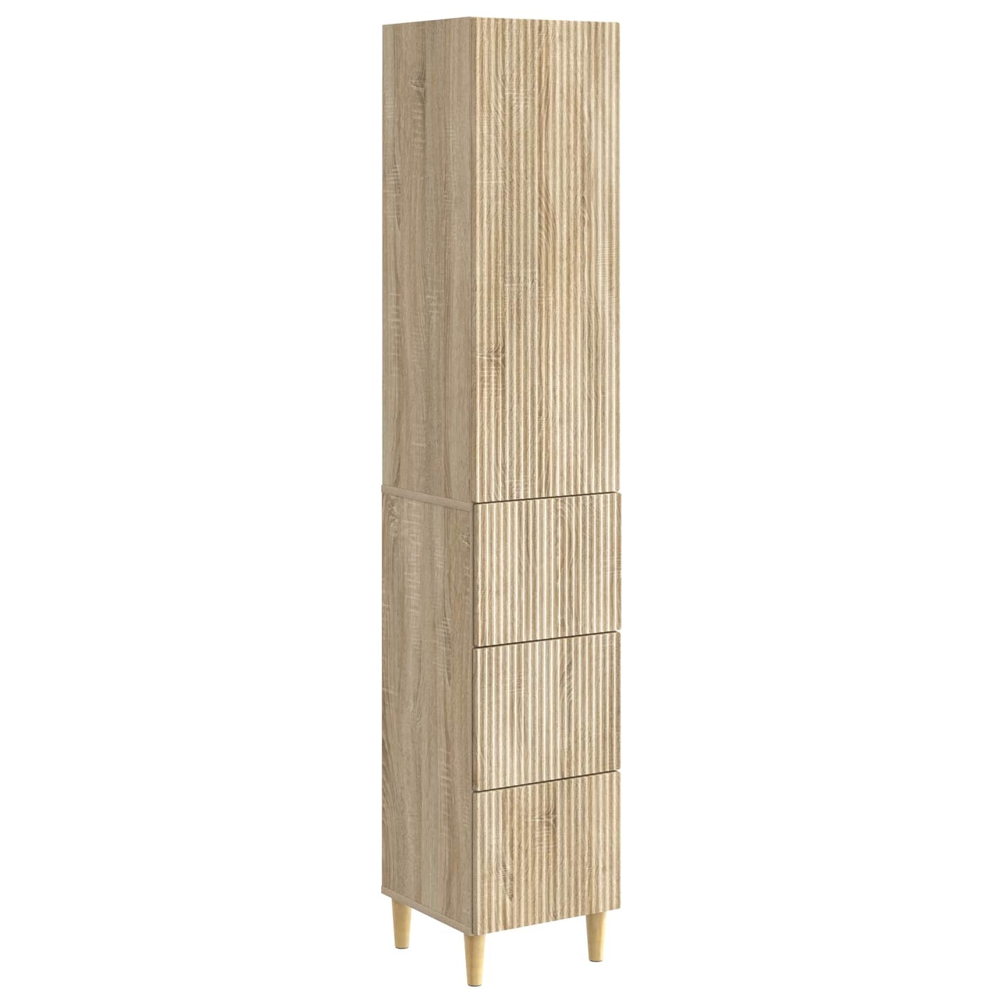 Skapsett 2 pcs 33 x 34,5 x 90 cm Konstruert tre