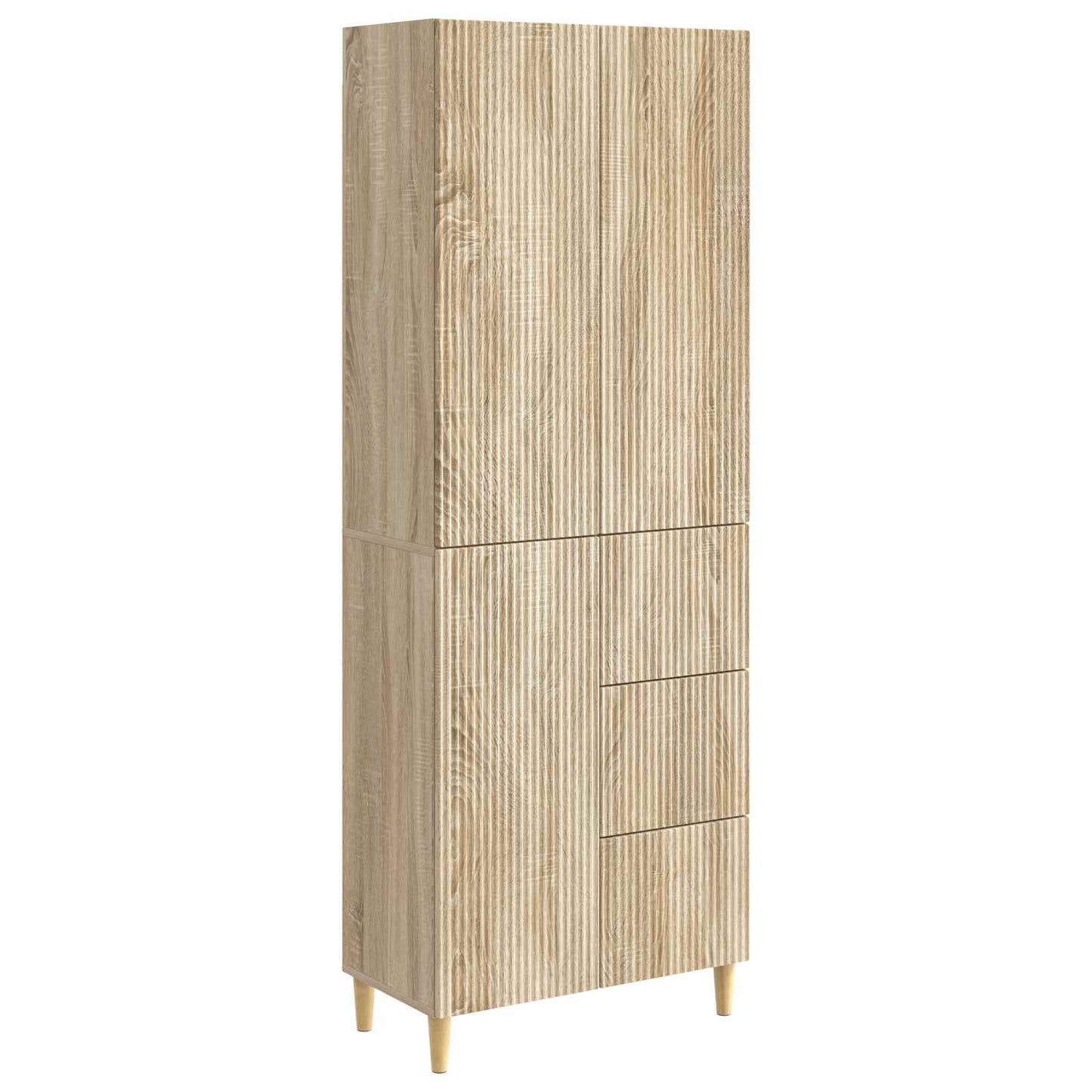 Skapsett 2 pcs 66 x 34,5 x 90 cm Konstruert tre