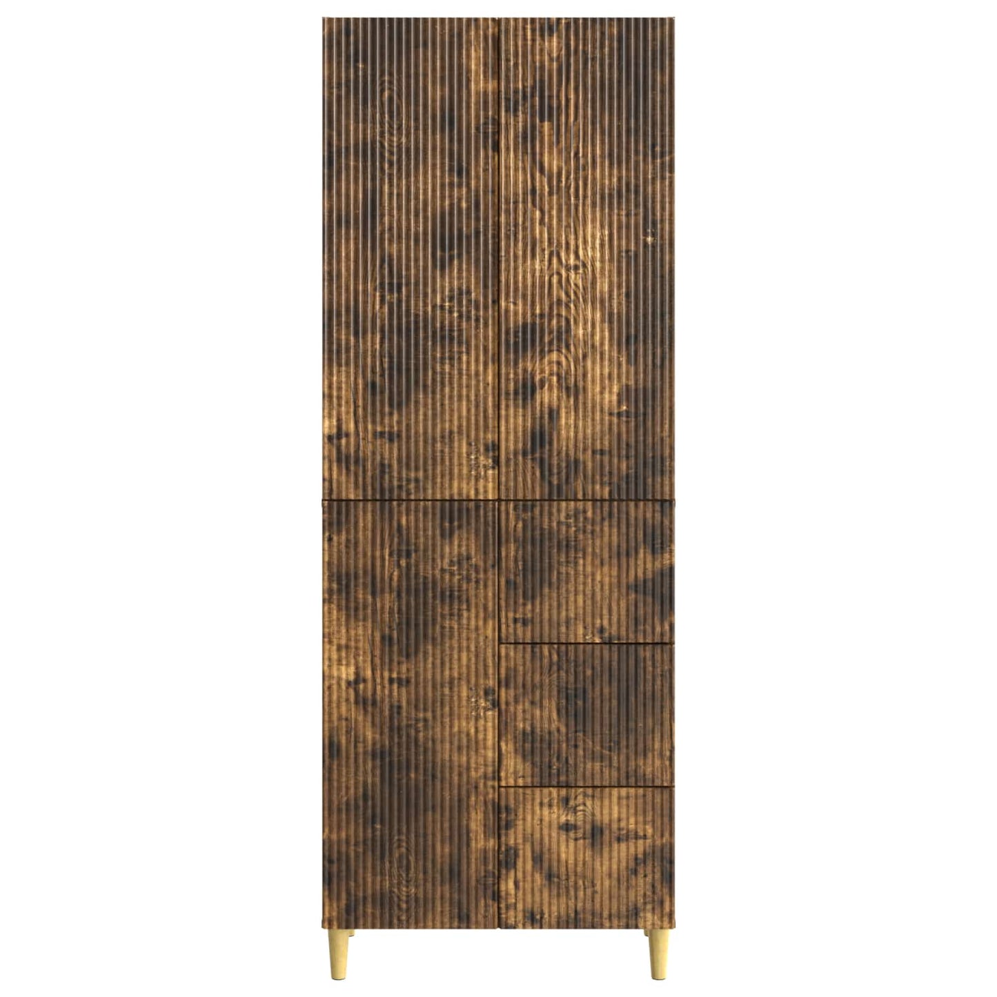 Skapsett 2 pcs 66 x 34,5 x 90 cm Konstruert tre