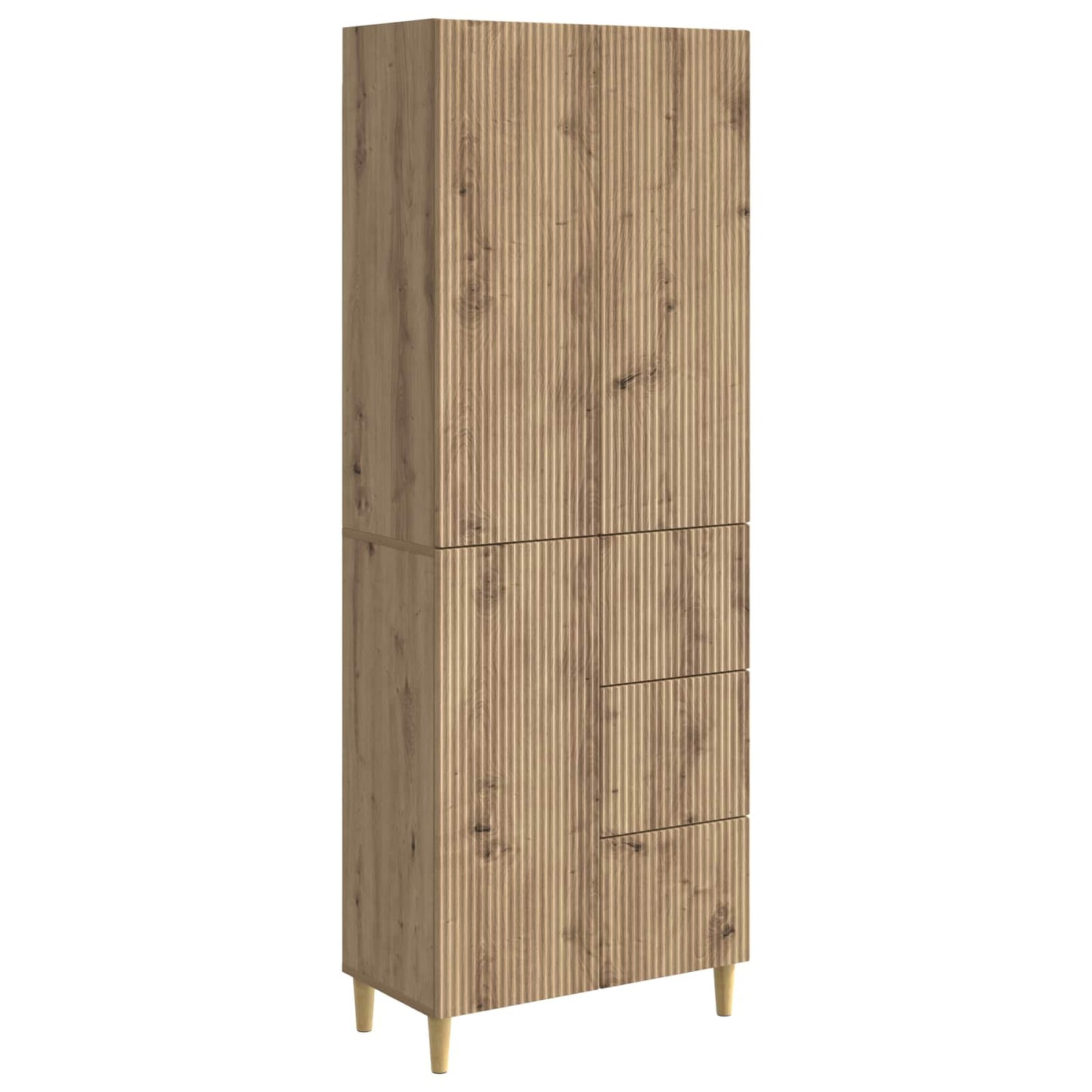 Skapsett 2 pcs 66 x 34,5 x 90 cm Konstruert tre