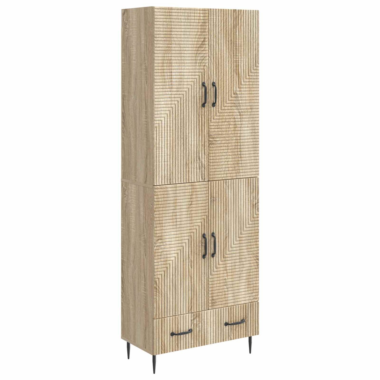 Skapsett 2 pcs 66 x 34,5 x 95 cm Konstruert tre