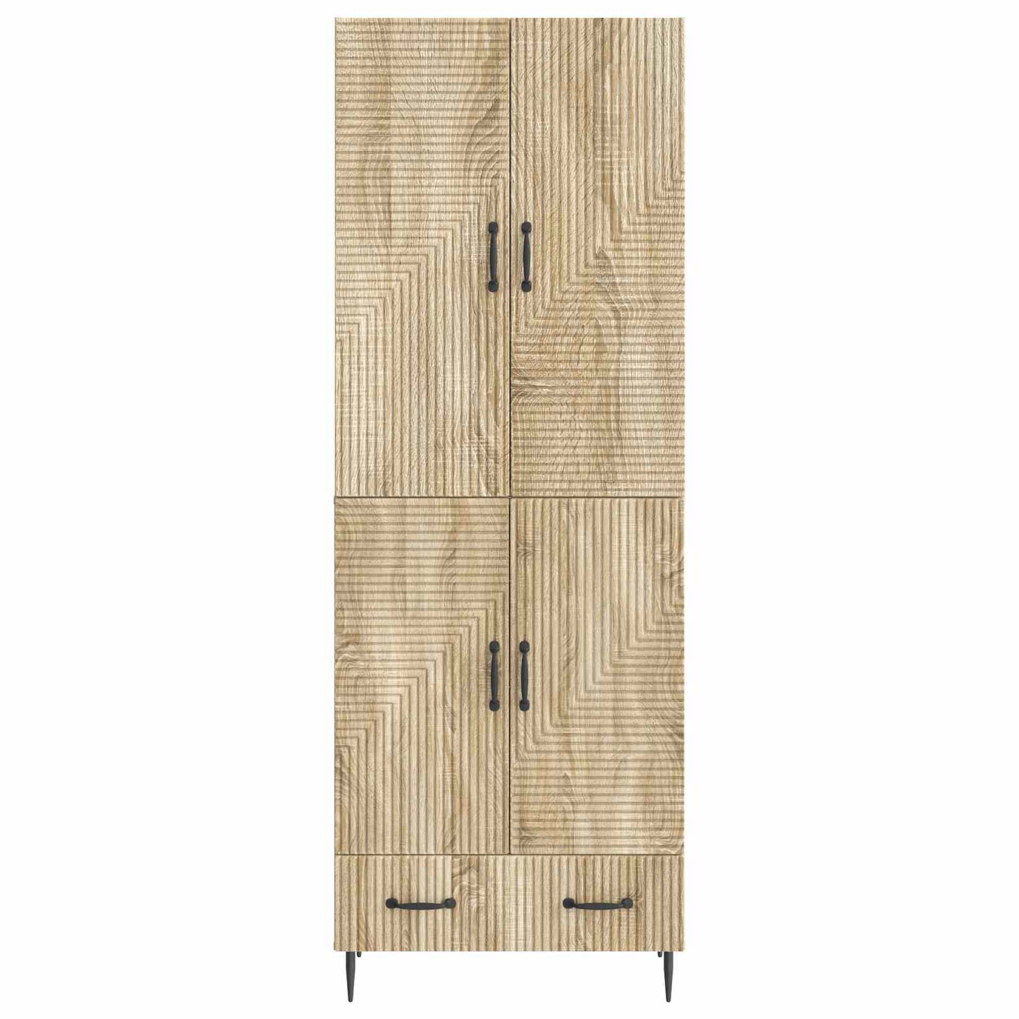 Skapsett 2 pcs 66 x 34,5 x 95 cm Konstruert tre
