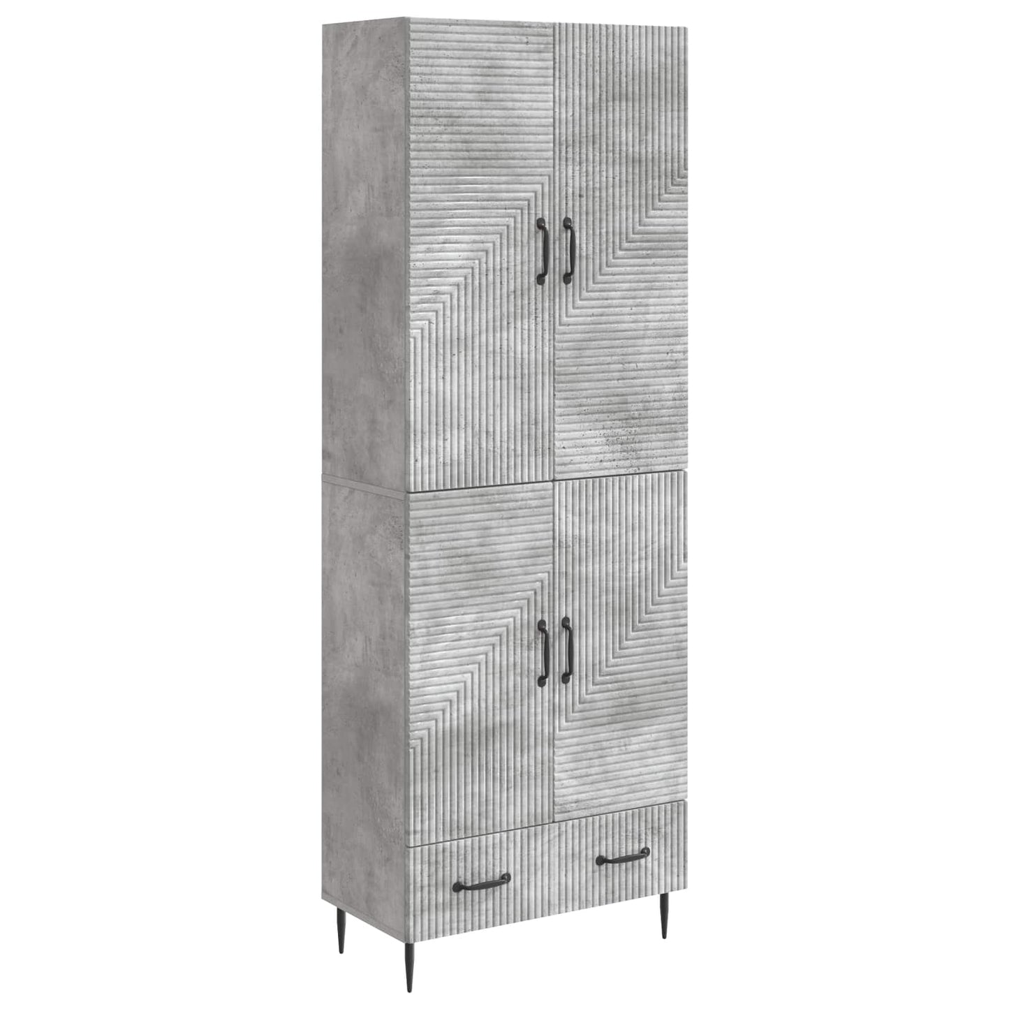 Skapsett 2 pcs 66 x 34,5 x 95 cm Konstruert tre