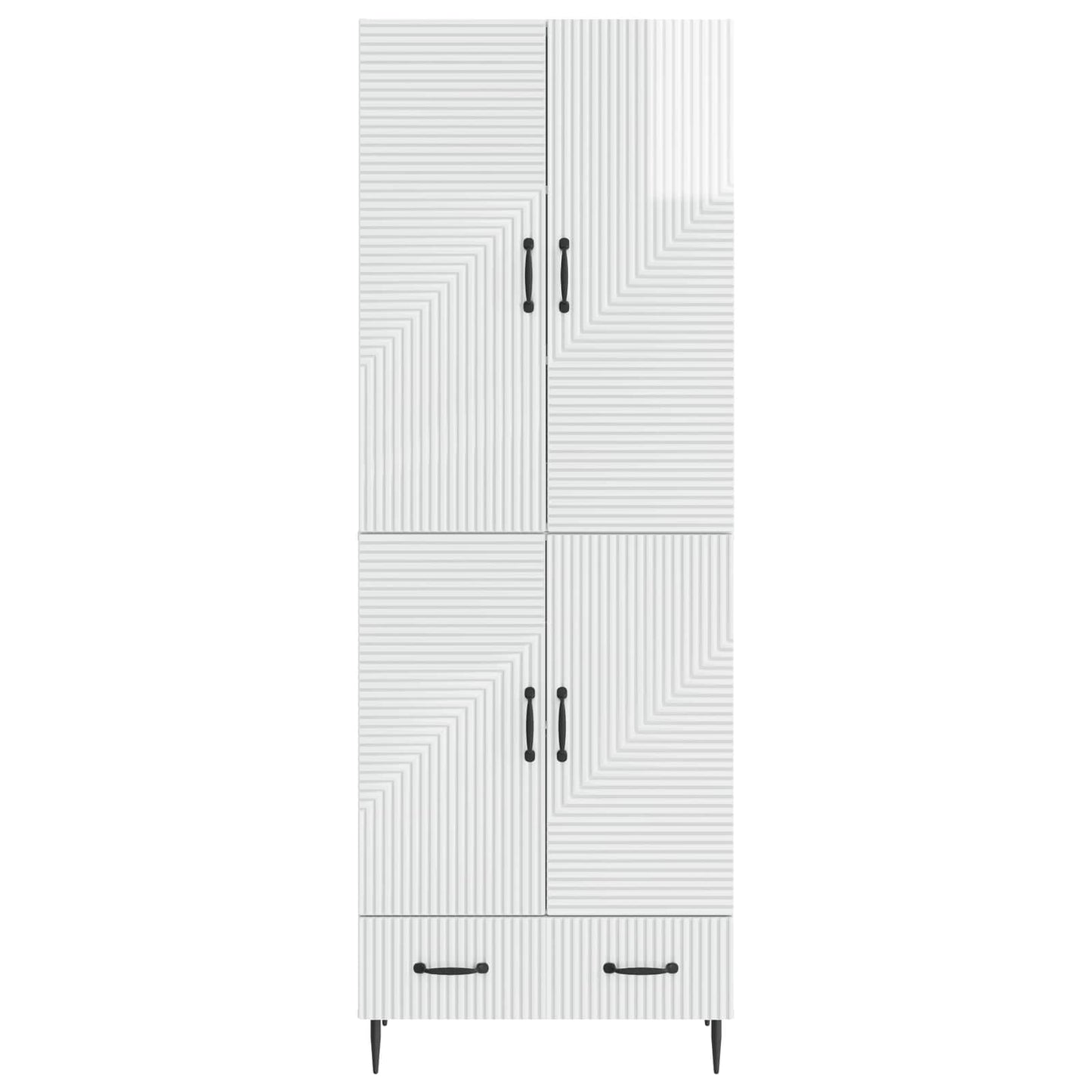 Skapsett 2 pcs 66 x 34,5 x 95 cm Konstruert tre