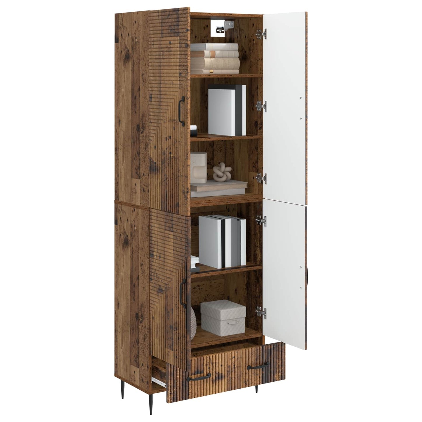 Skapsett 2 pcs 66 x 34,5 x 95 cm Konstruert tre