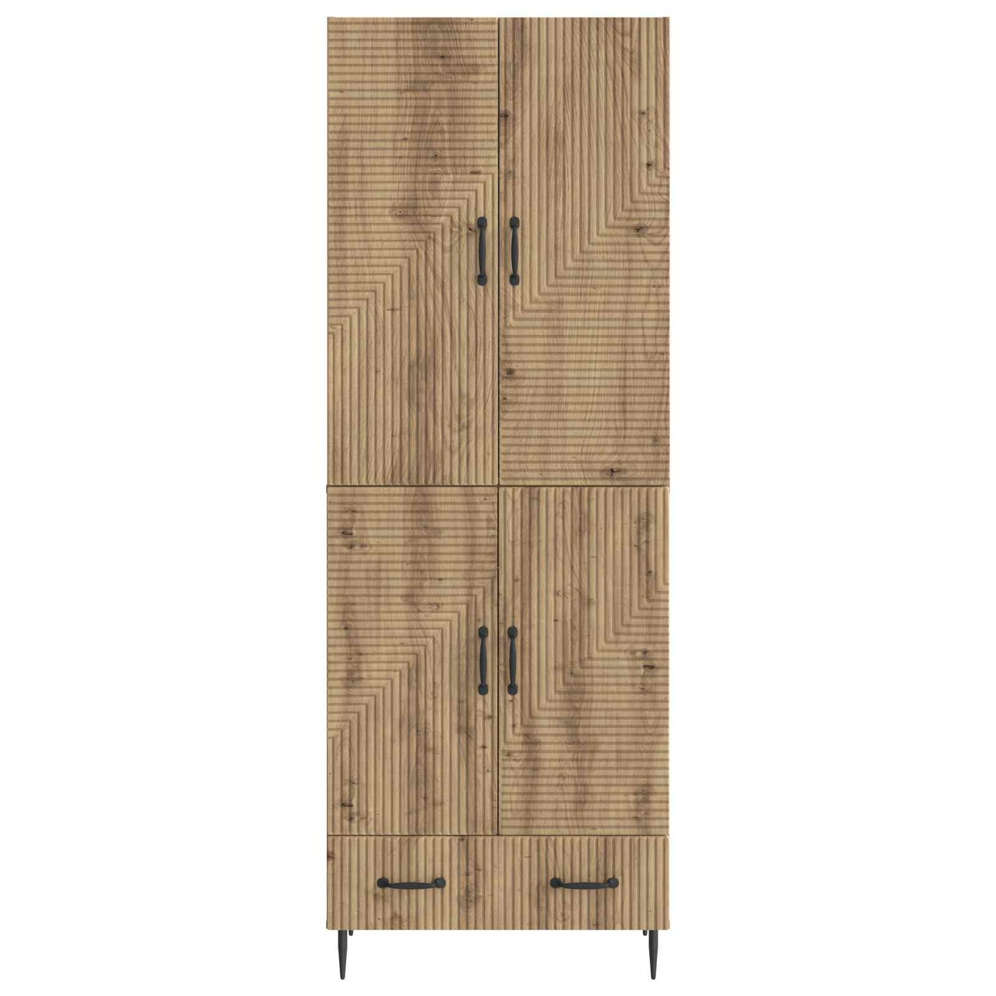 Skapsett 2 pcs 66 x 34,5 x 95 cm Konstruert tre
