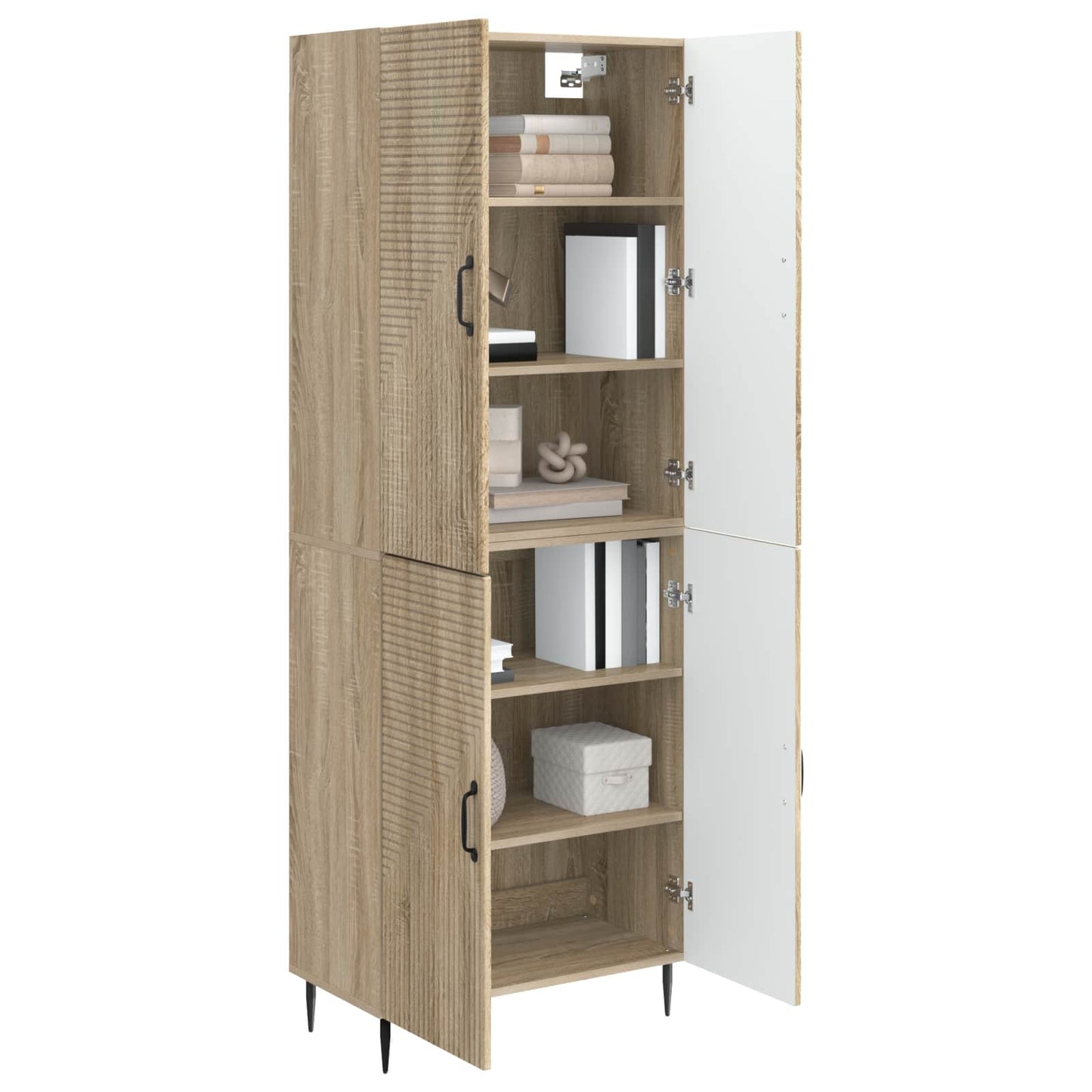 Skapsett 2 pcs 66 x 34,5 x 89,5 cm Konstruert tre