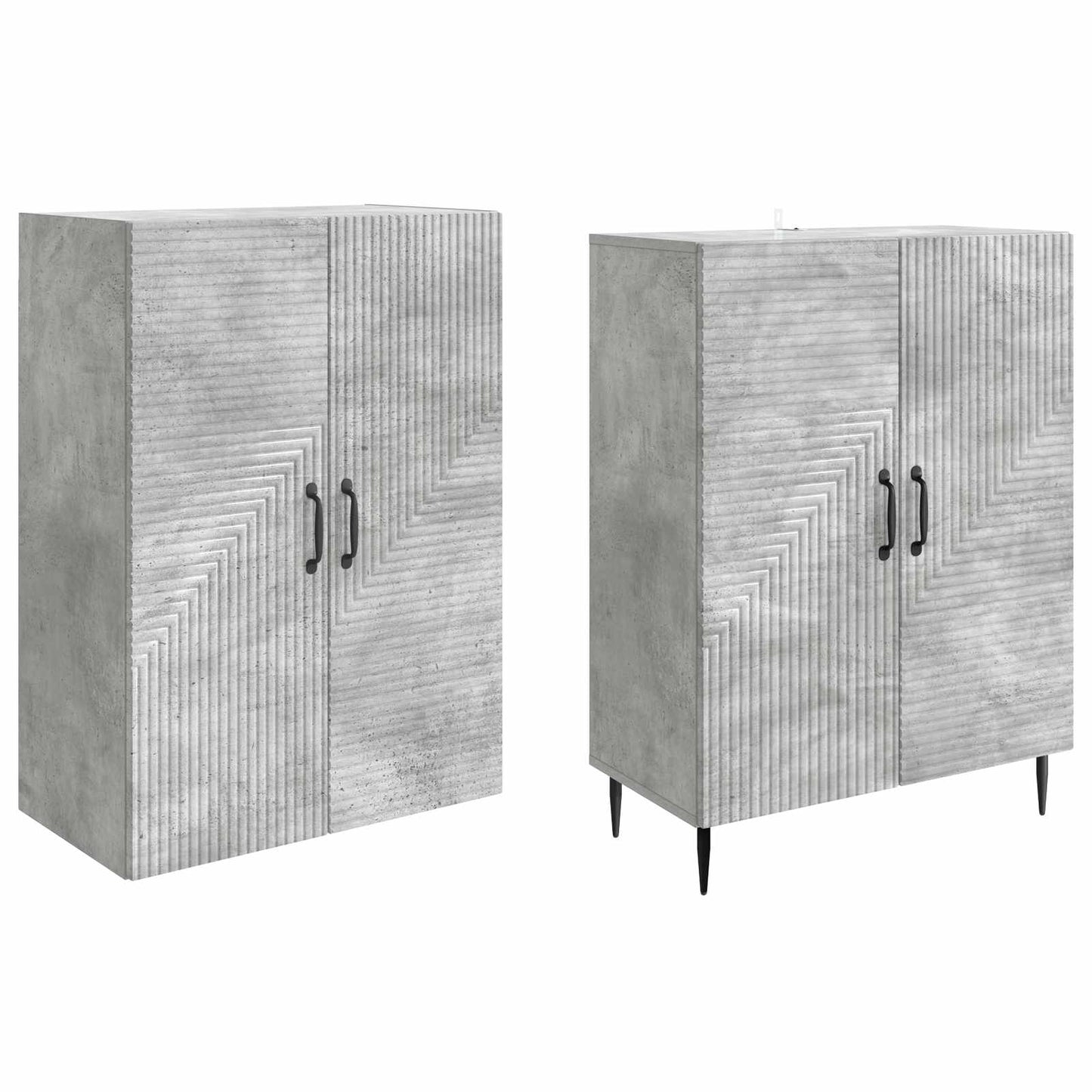 Skapsett 2 pcs 66 x 34,5 x 89,5 cm Konstruert tre