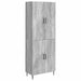 Skapsett 2 pcs Grå Sonoma 66 x 34,5 x 89,5 cm Konstruert tre