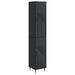 Skapsett 2 pcs Svart 33 x 34,5 x 89,5 cm Konstruert tre