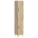 Skapsett 2 pcs Sonoma eik 33 x 34,5 x 89,5 cm Konstruert tre