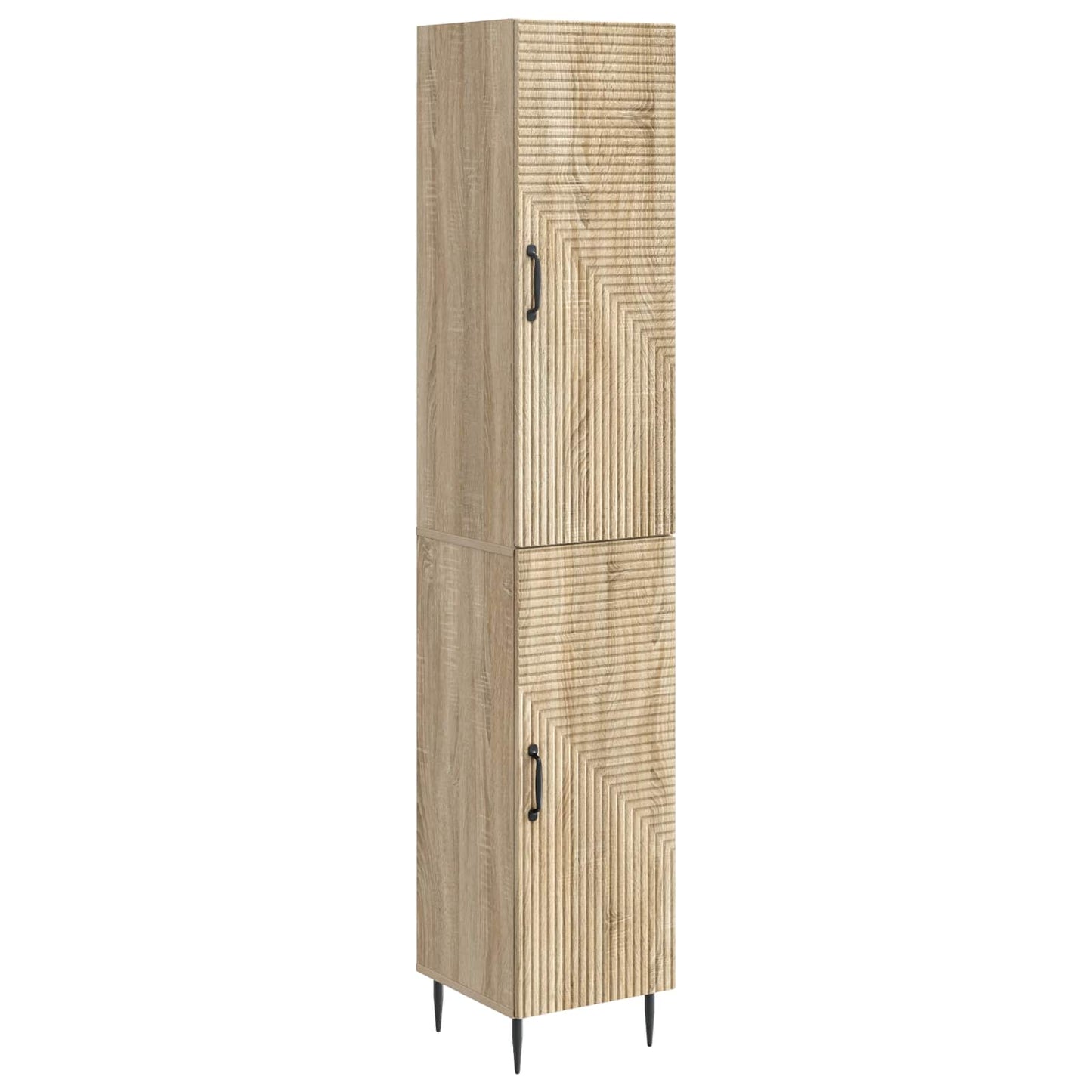 Skapsett 2 pcs Sonoma eik 33 x 34,5 x 89,5 cm Konstruert tre