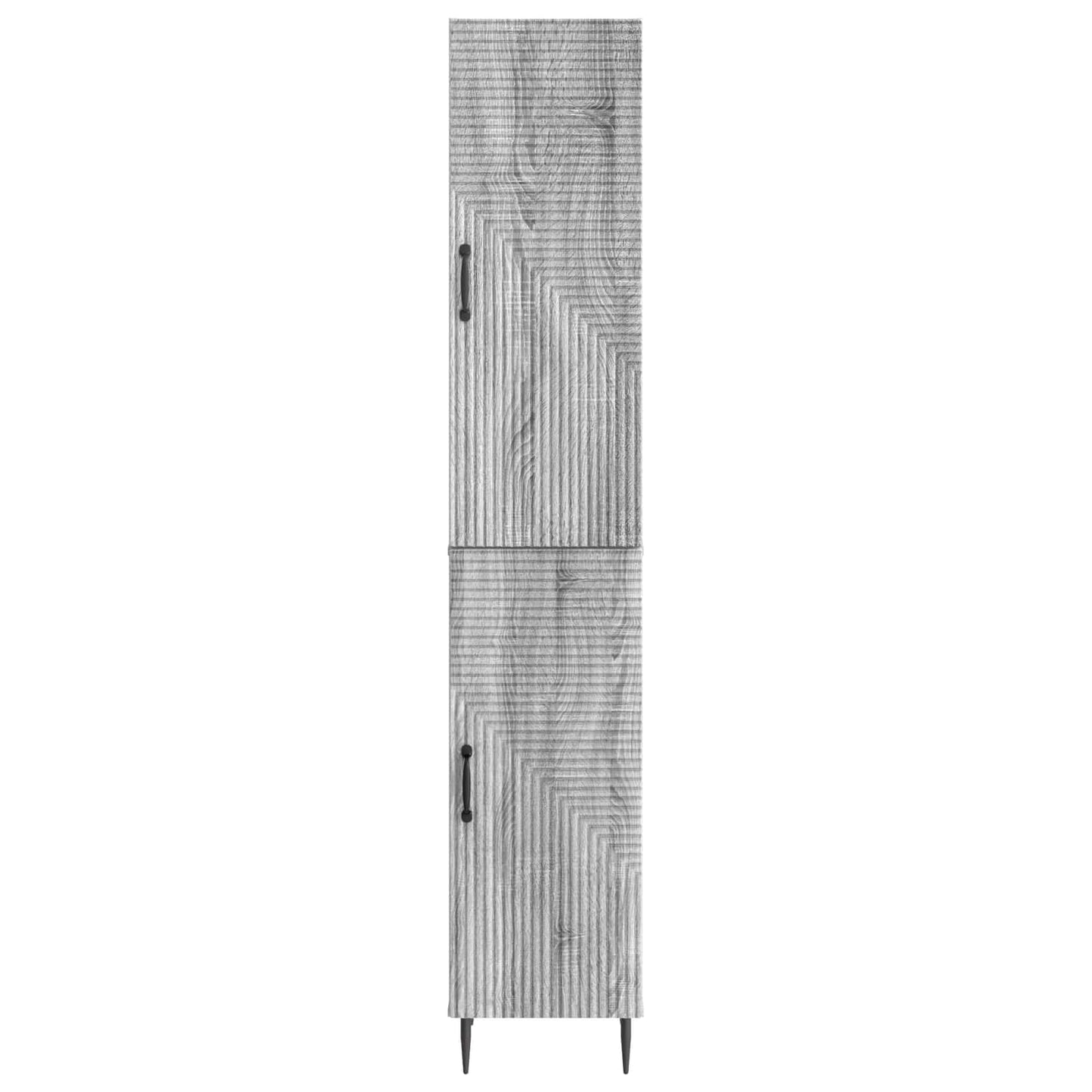 Skapsett 2 pcs Grå Sonoma 33 x 34,5 x 89,5 cm Konstruert tre