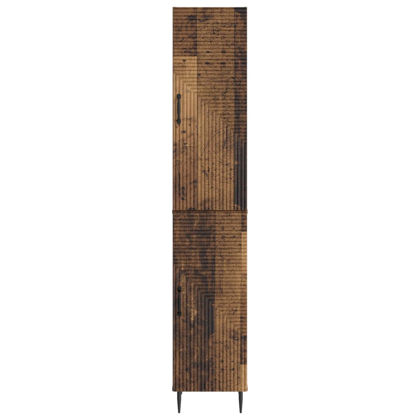 Skapsett 2 pcs Gammelt tre 33 x 34,5 x 89,5 cm Konstruert tre