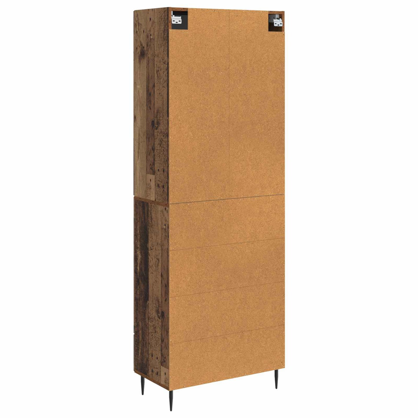 Skapsett 2 pcs Gammelt tre 66 x 34,5 x 90 cm Konstruert tre
