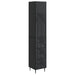 Skapsett 2 pcs Svart 33 x 34,5 x 90 cm Konstruert tre