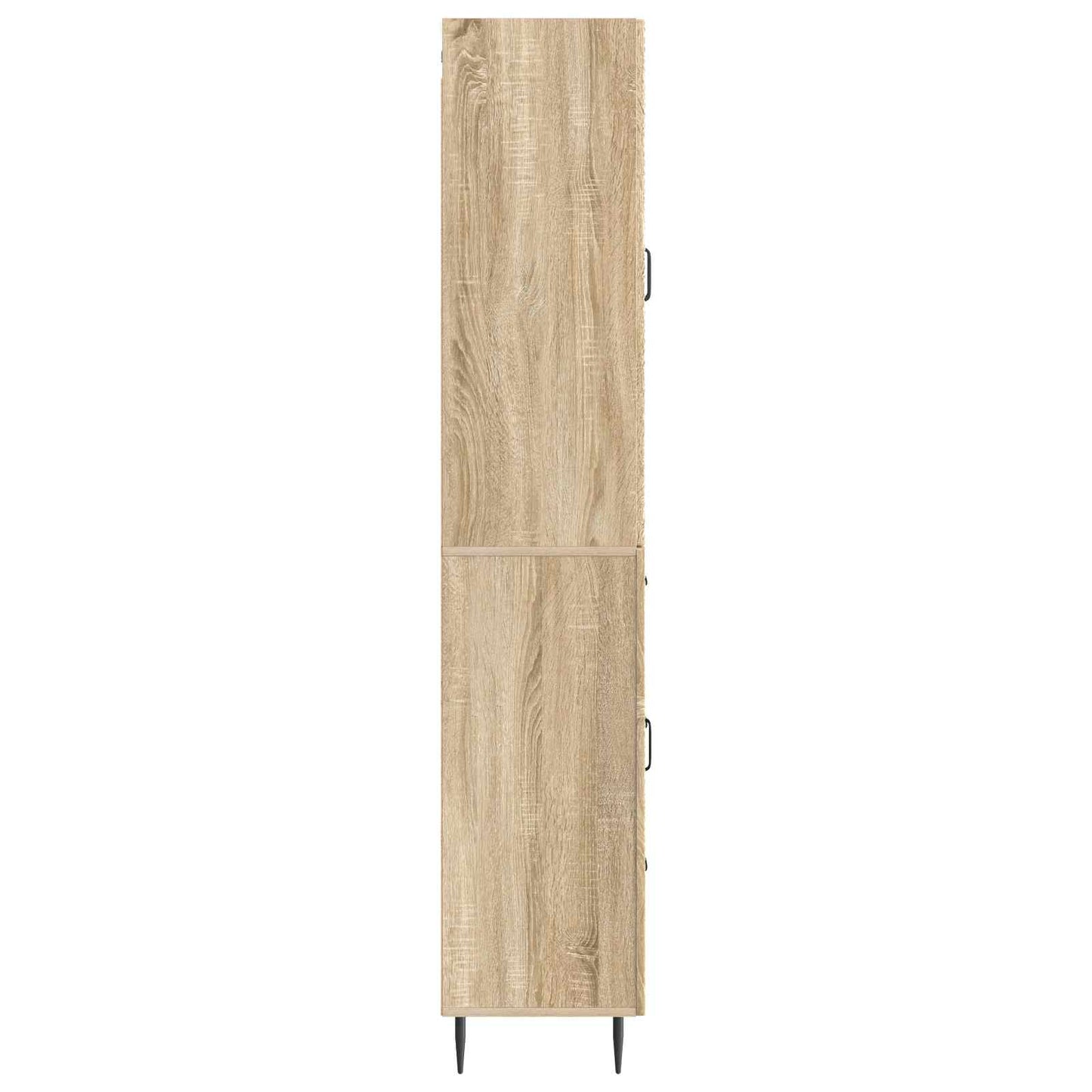 Skapsett 2 pcs Sonoma eik 66 x 34,5 x 89,5 cm Konstruert tre