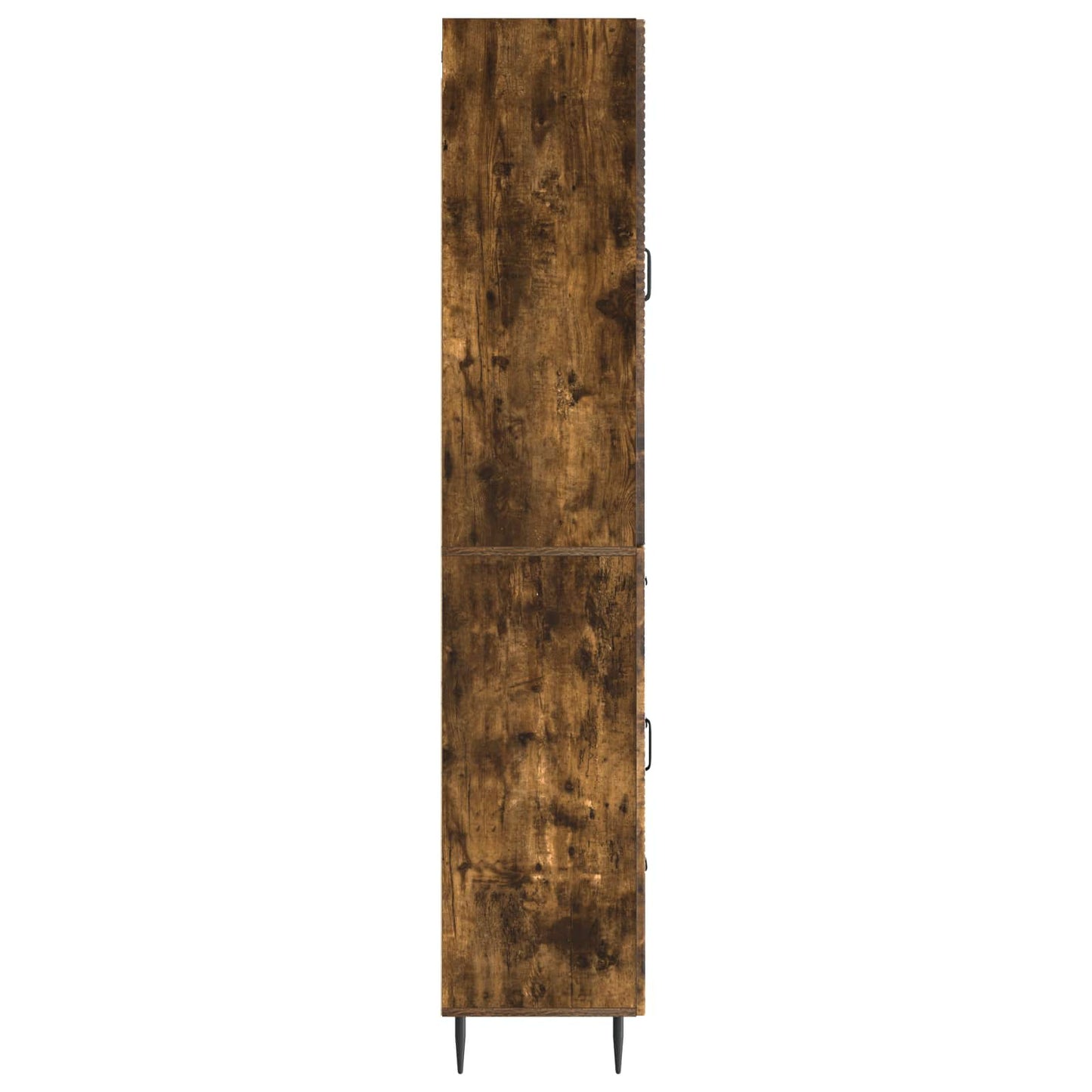 Skapsett 2 pcs Røkt Eik 66 x 34,5 x 89,5 cm Konstruert tre