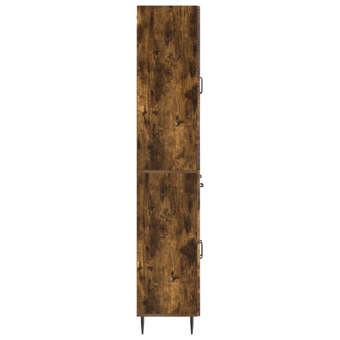 Skapsett 2 pcs Røkt Eik 66 x 34,5 x 89,5 cm Konstruert tre