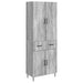 Skapsett 2 pcs Grå Sonoma 66 x 34,5 x 89,5 cm Konstruert tre