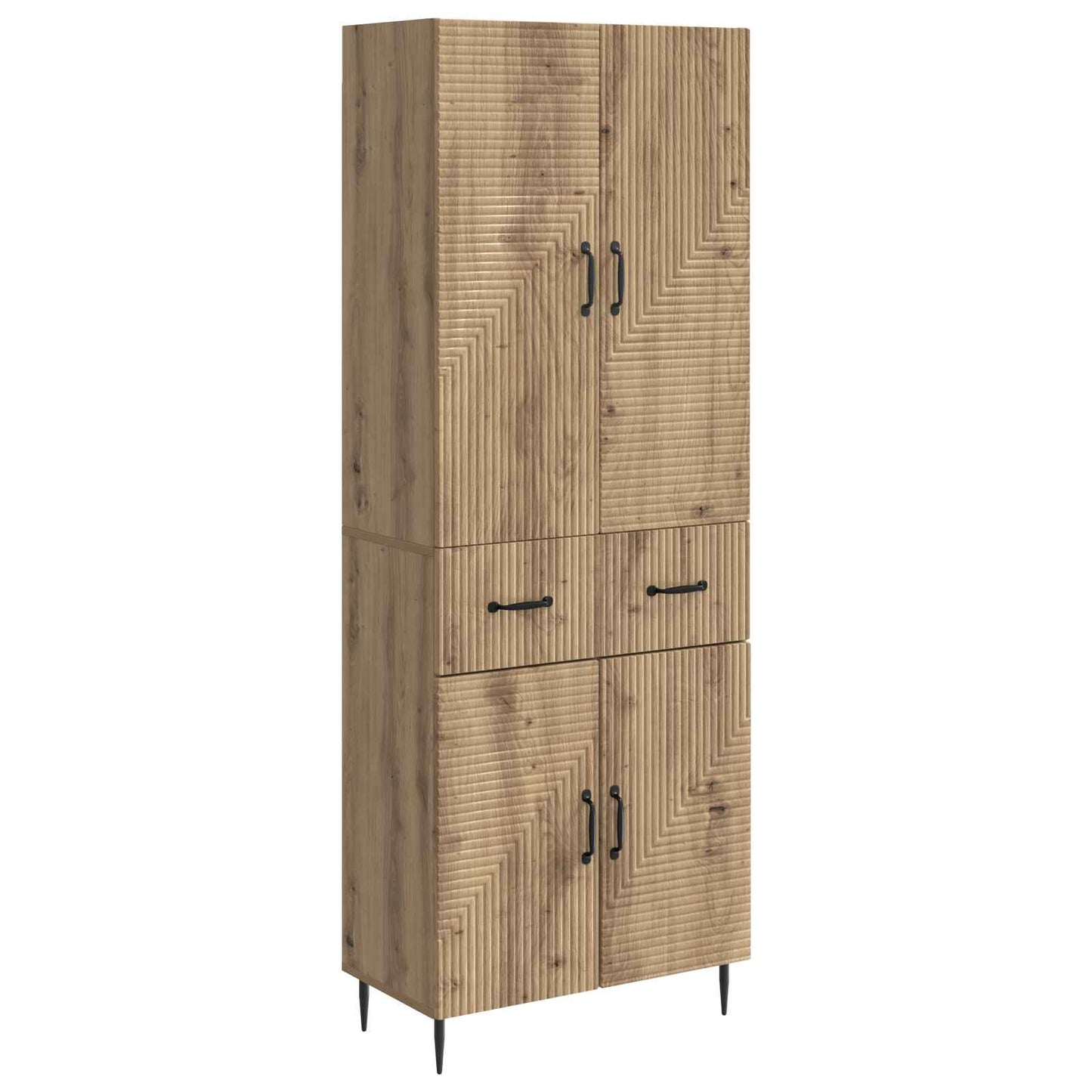 Skapsett 2 pcs Artisan eik 66 x 34,5 x 89,5 cm Konstruert tre
