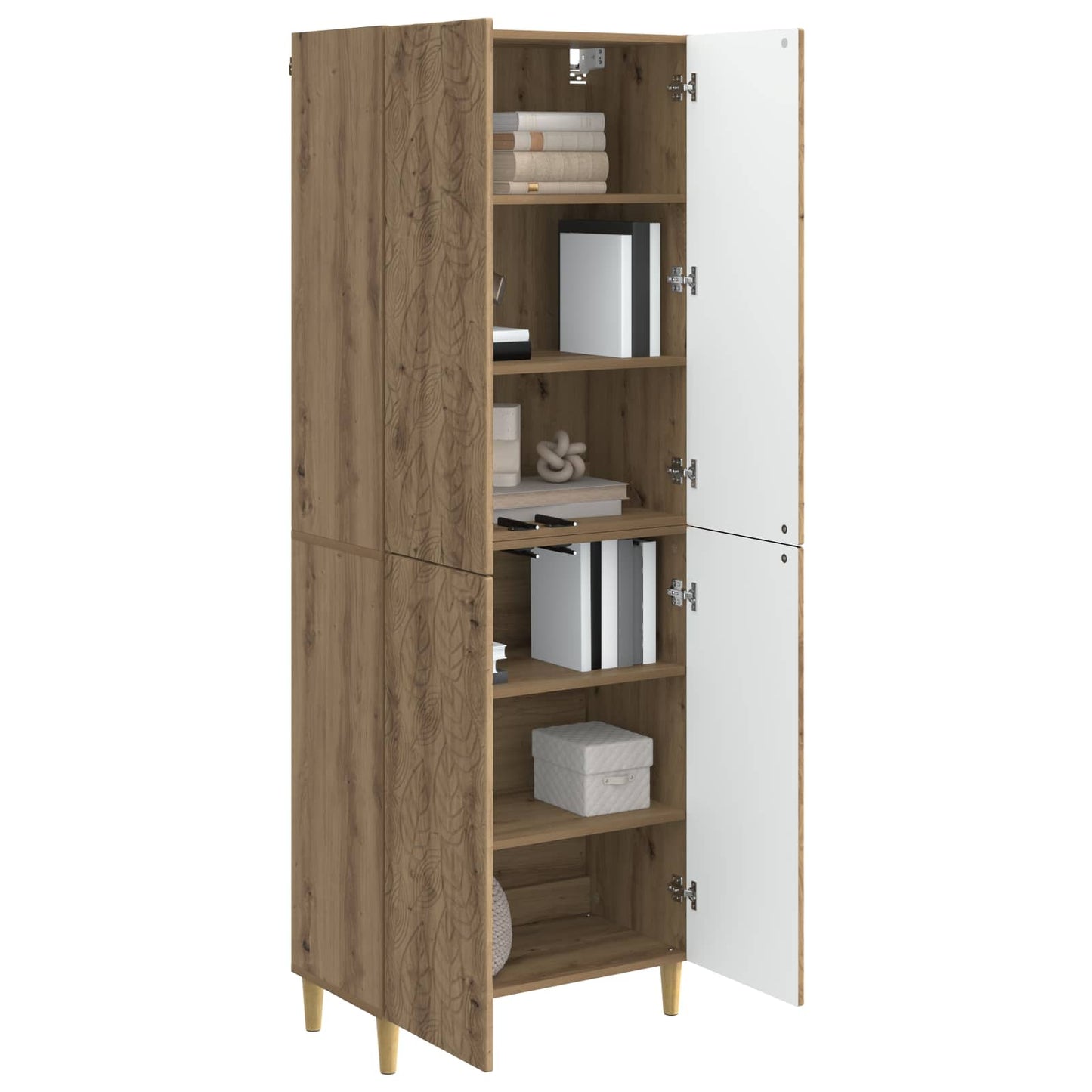 Skapsett 2 pcs Artisan eik Konstruert tre