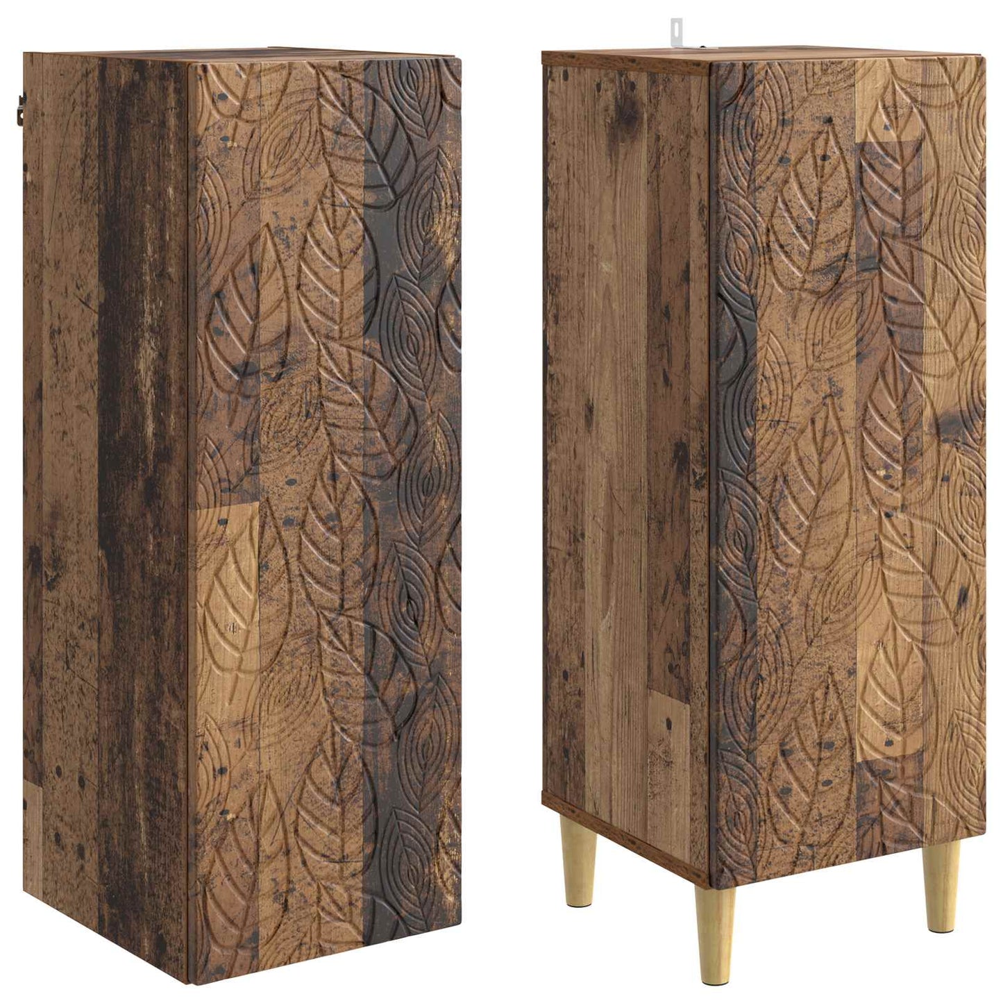 Skapsett 2 pcs Konstruert tre