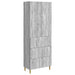 Skapsett 2 pcs Grå Sonoma 66 x 34,5 x 90 cm Konstruert tre