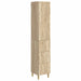 Skapsett 2 pcs Sonoma eik 33 x 34,5 x 90 cm Konstruert tre