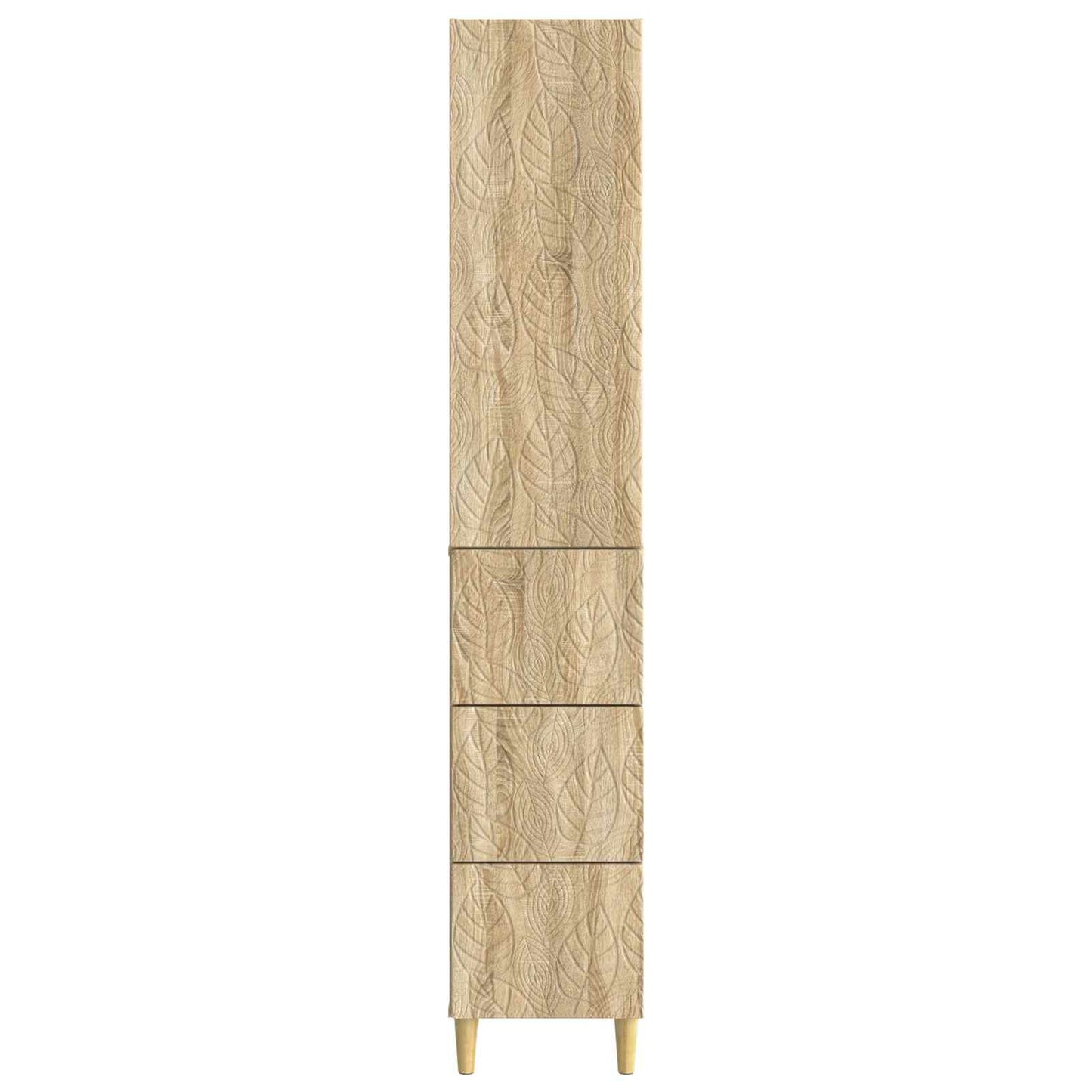 Skapsett 2 pcs Sonoma eik 33 x 34,5 x 90 cm Konstruert tre