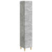 Skapsett 2 pcs Betonggrå 33 x 34,5 x 90 cm Konstruert tre