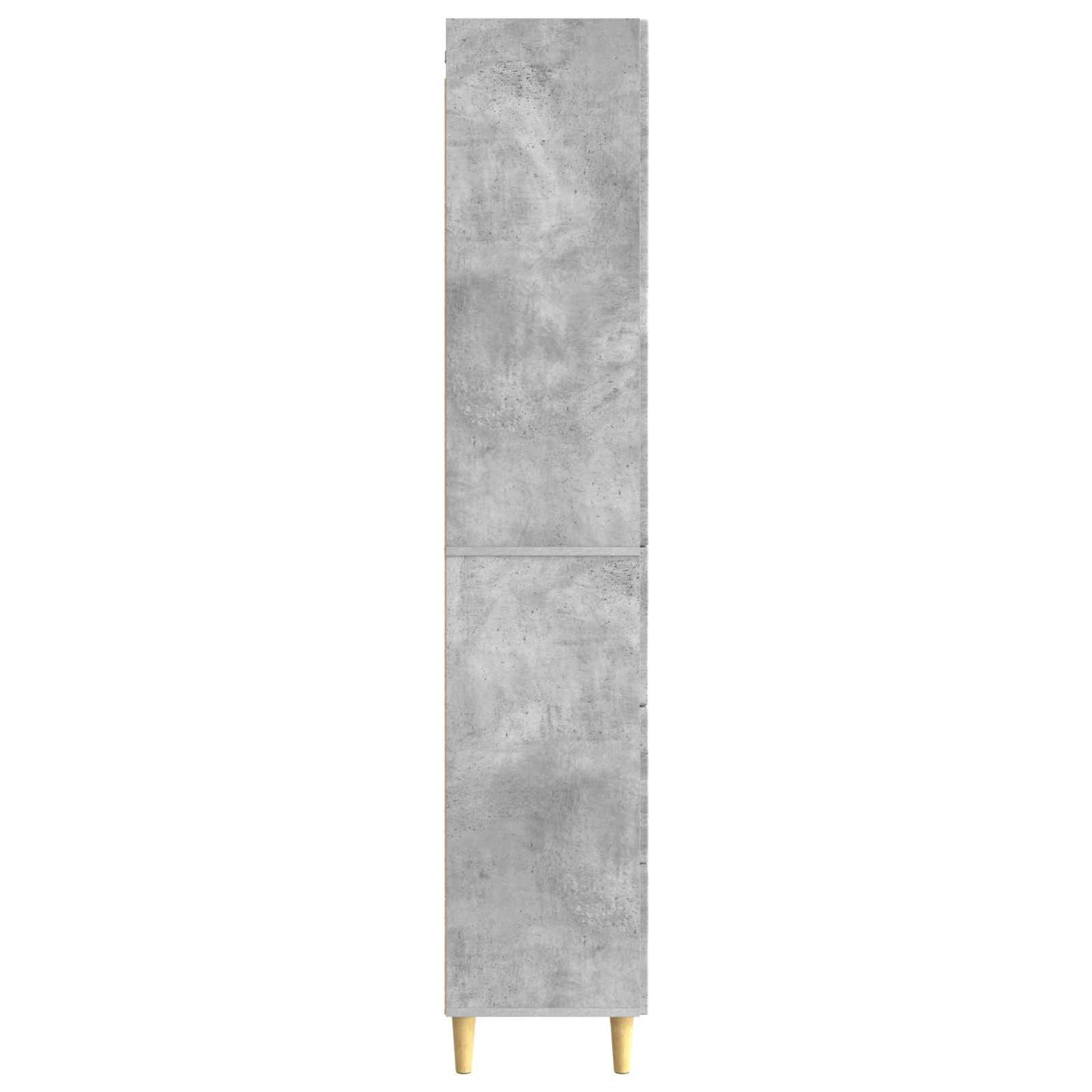 Skapsett 2 pcs Betonggrå 33 x 34,5 x 90 cm Konstruert tre