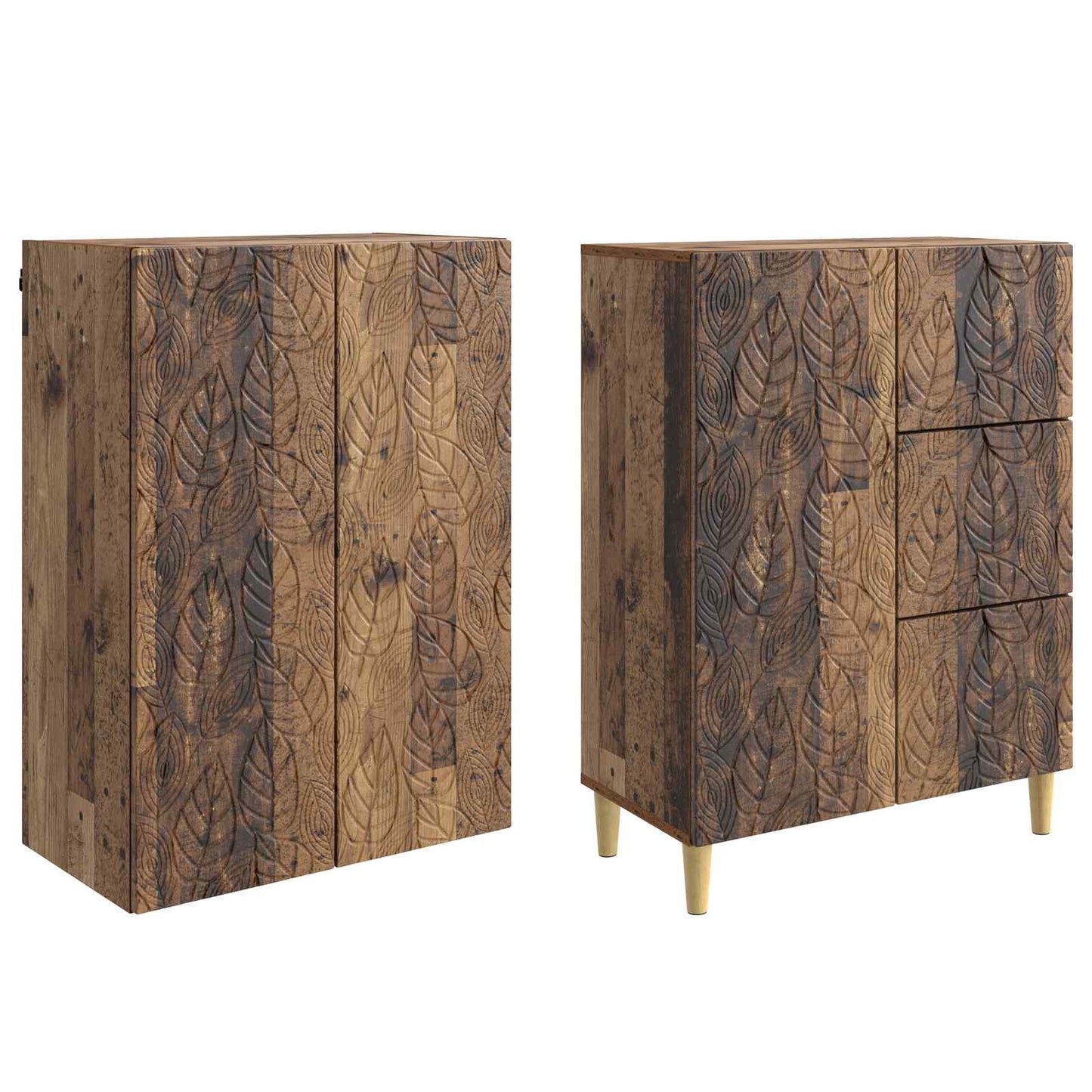 2 pcs Gammelt tre