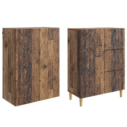 2 pcs Gammelt tre
