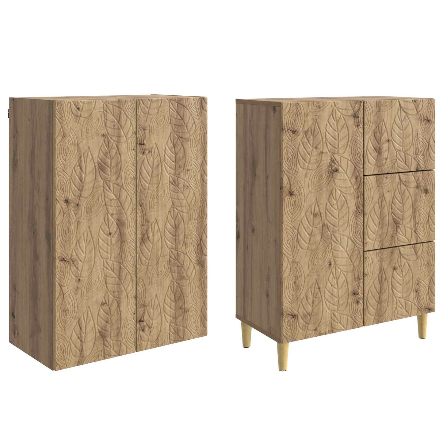 2 pcs Artisan eik